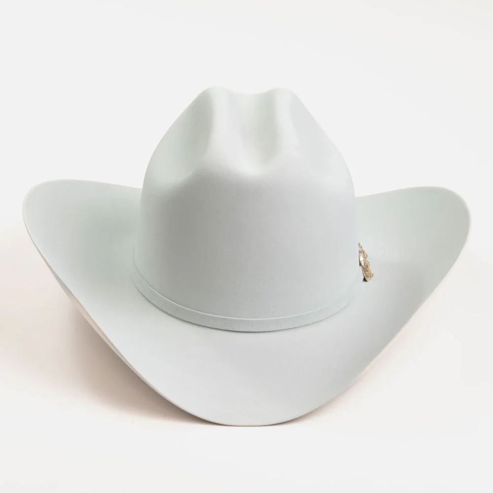 1000X Imperial Platinum Larry Mahans Fur Felt Hat - Image 3