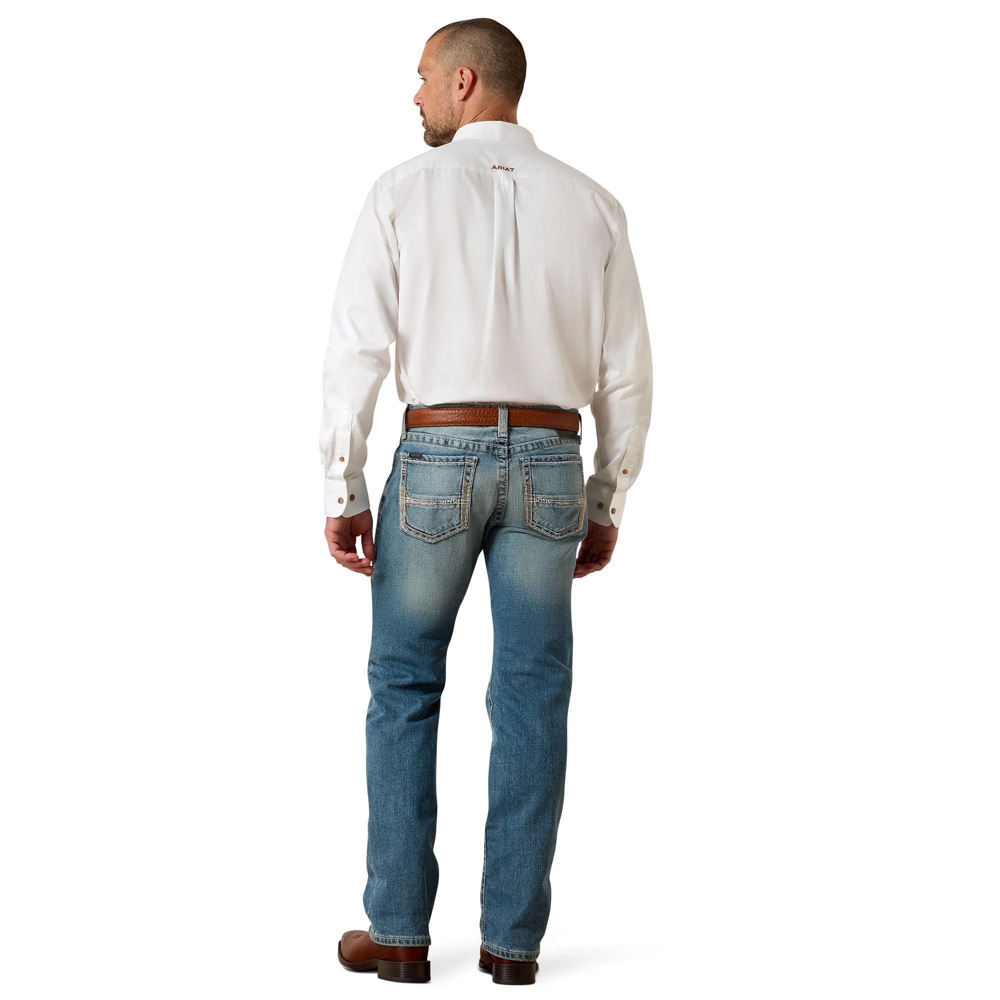 Men Ariat Jeans Slim Straight 10031997 - Image 2
