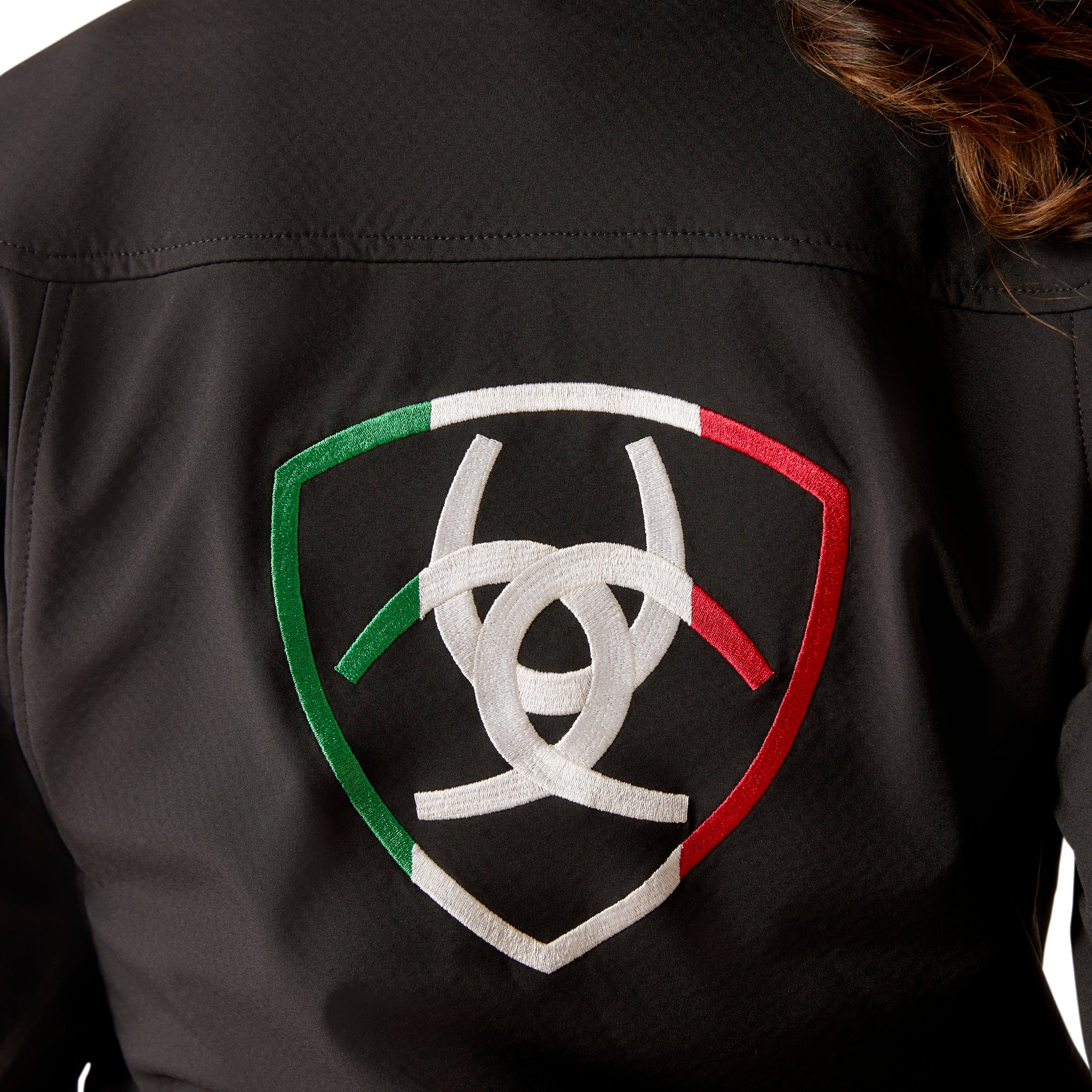 Women Ariat Team Softshell Jacket Black MX 10043057 - Image 4