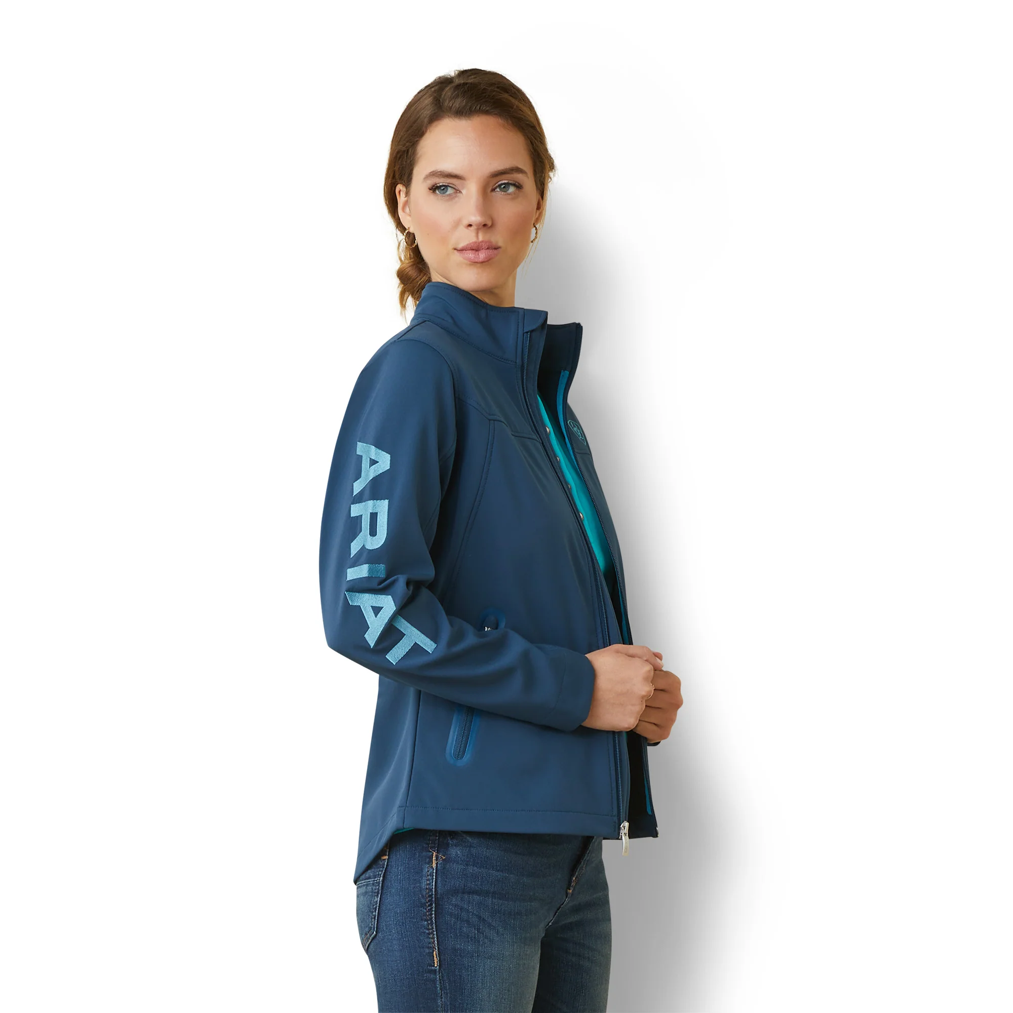 Women Ariat Jackets Team Softshell 10043524 - Image 4