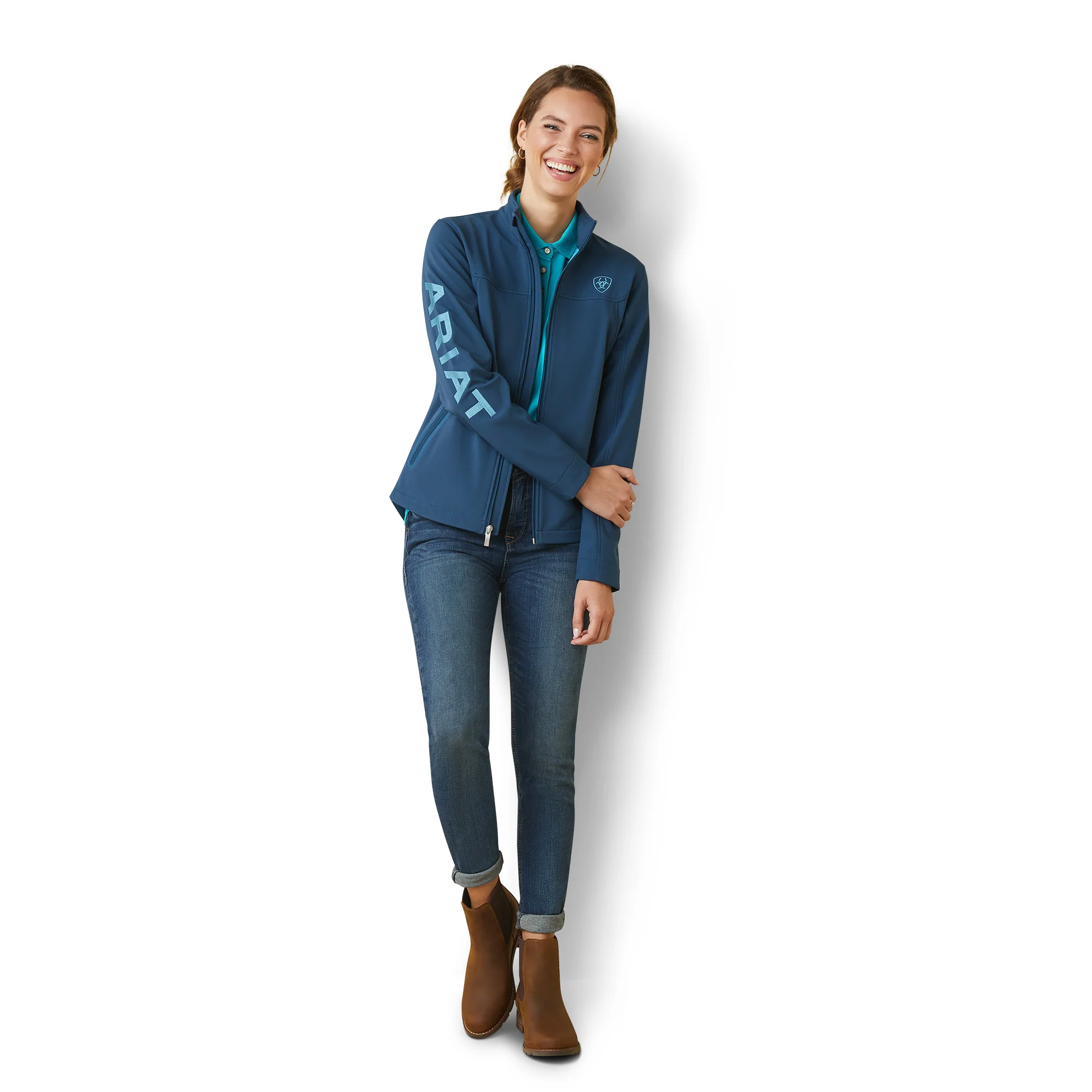 Women Ariat Jackets Team Softshell 10043524 - Image 5