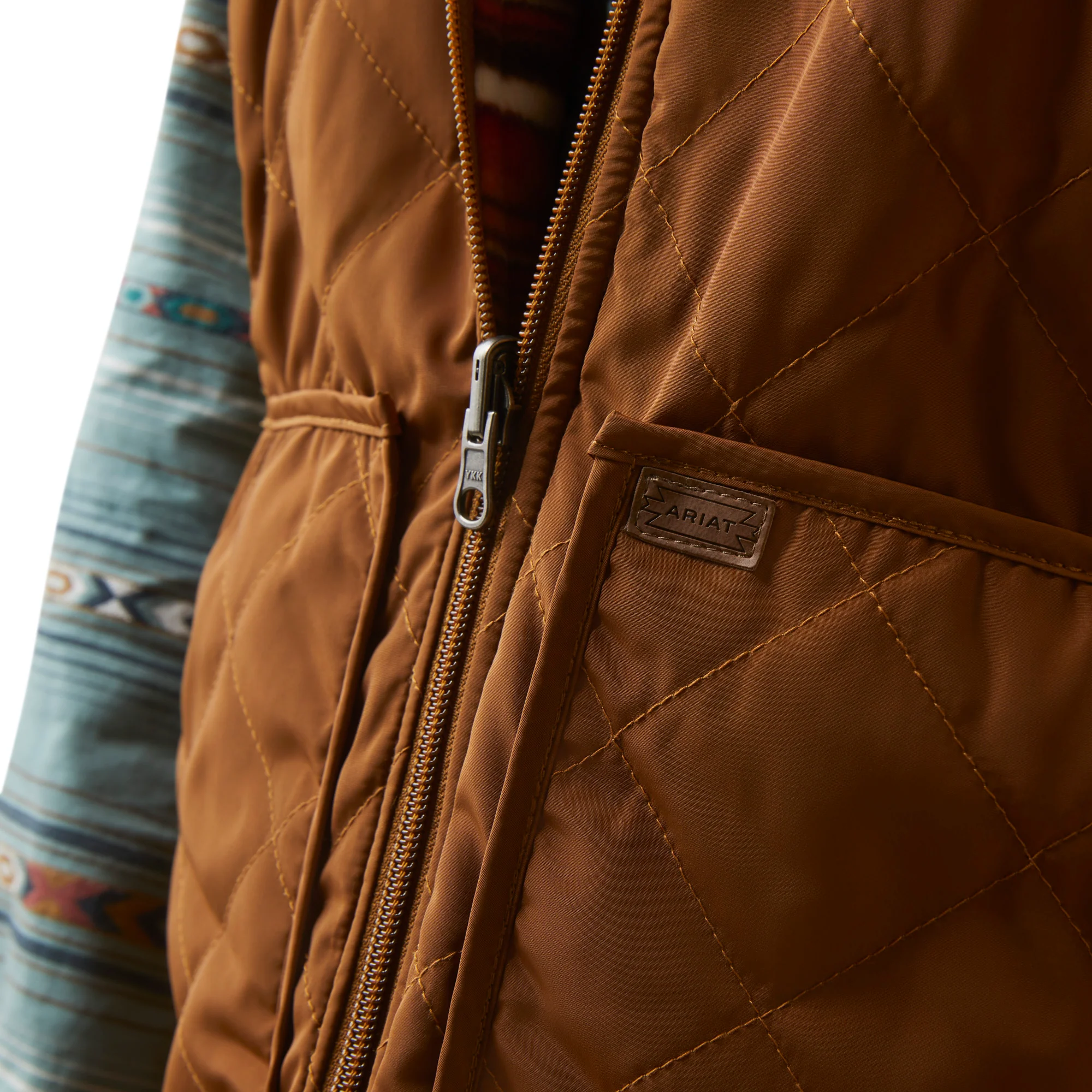 Women Ariat Vest Dilon Chesnut 10046059 - Image 3