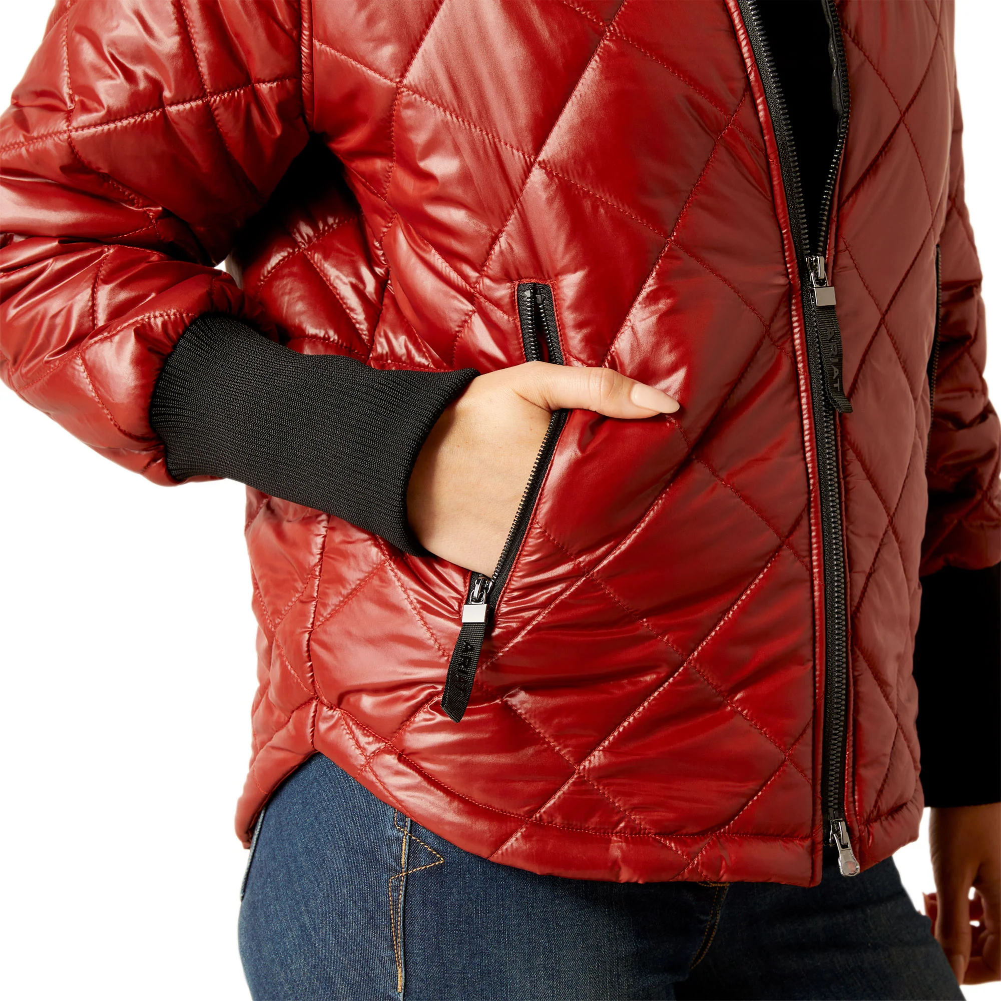 Women Ariat Charlie Jacket Fire Brick 10046088 - Image 2