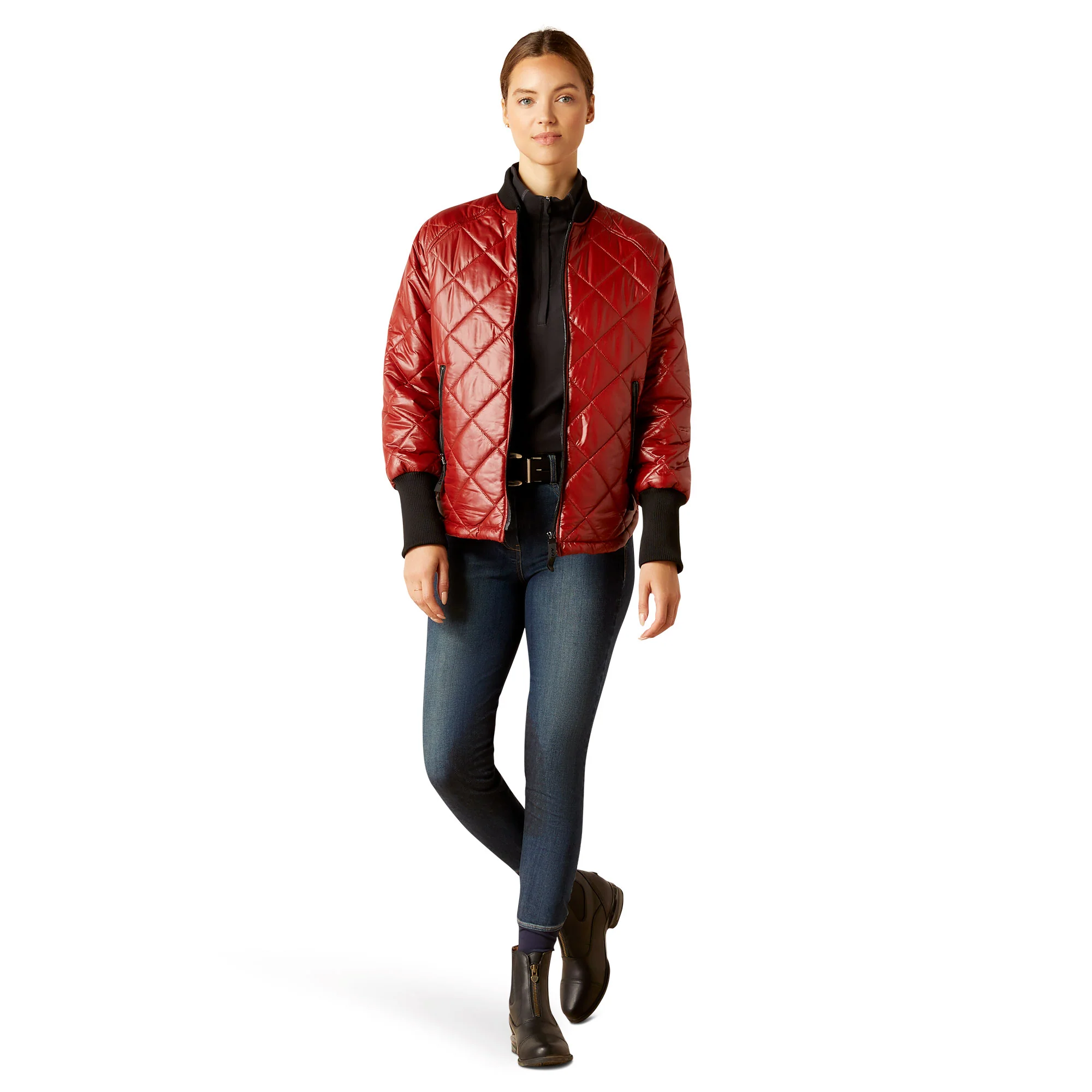 Women Ariat Charlie Jacket Fire Brick 10046088 - Image 3