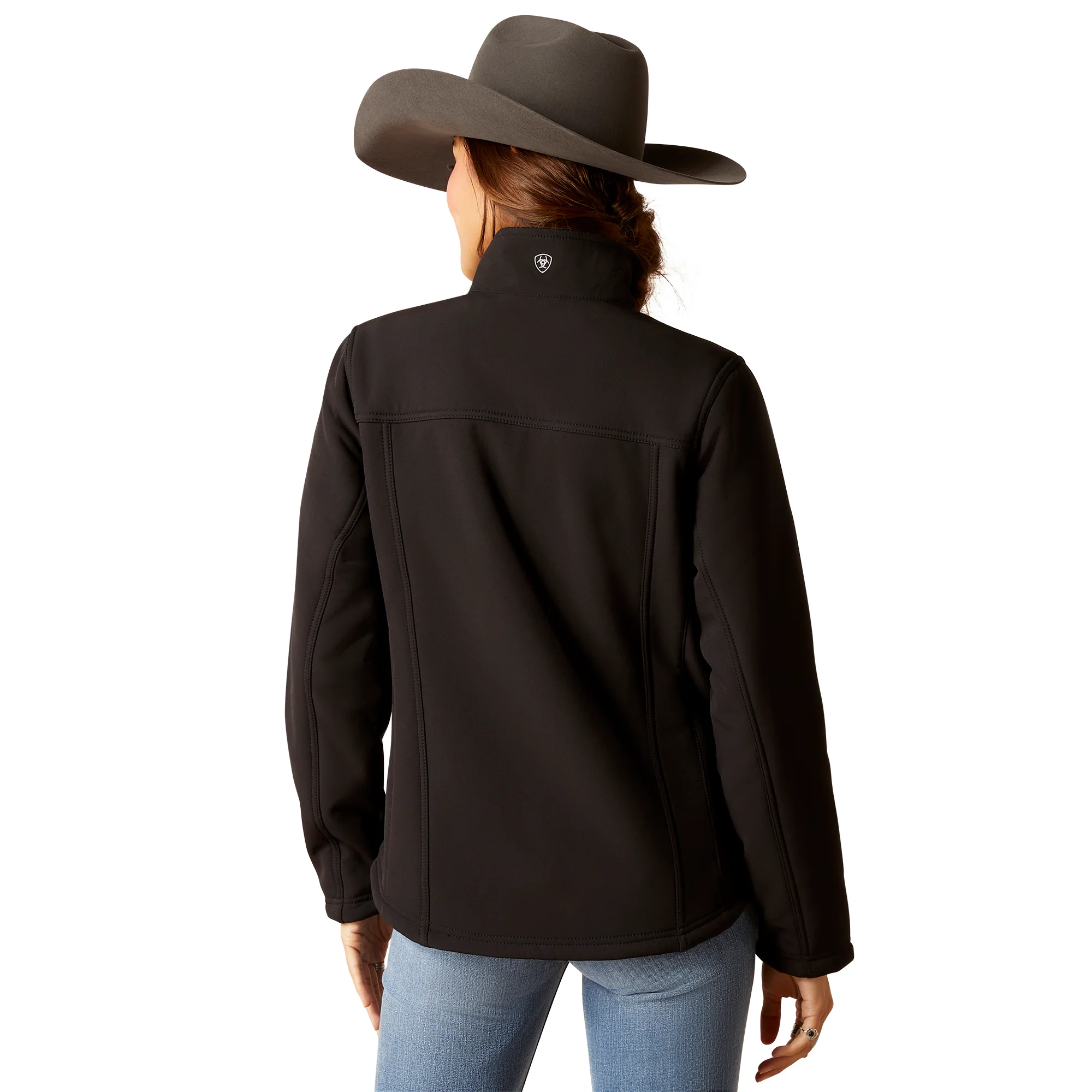 Women Ariat Jacket Berber Back Black10046445 - Image 4