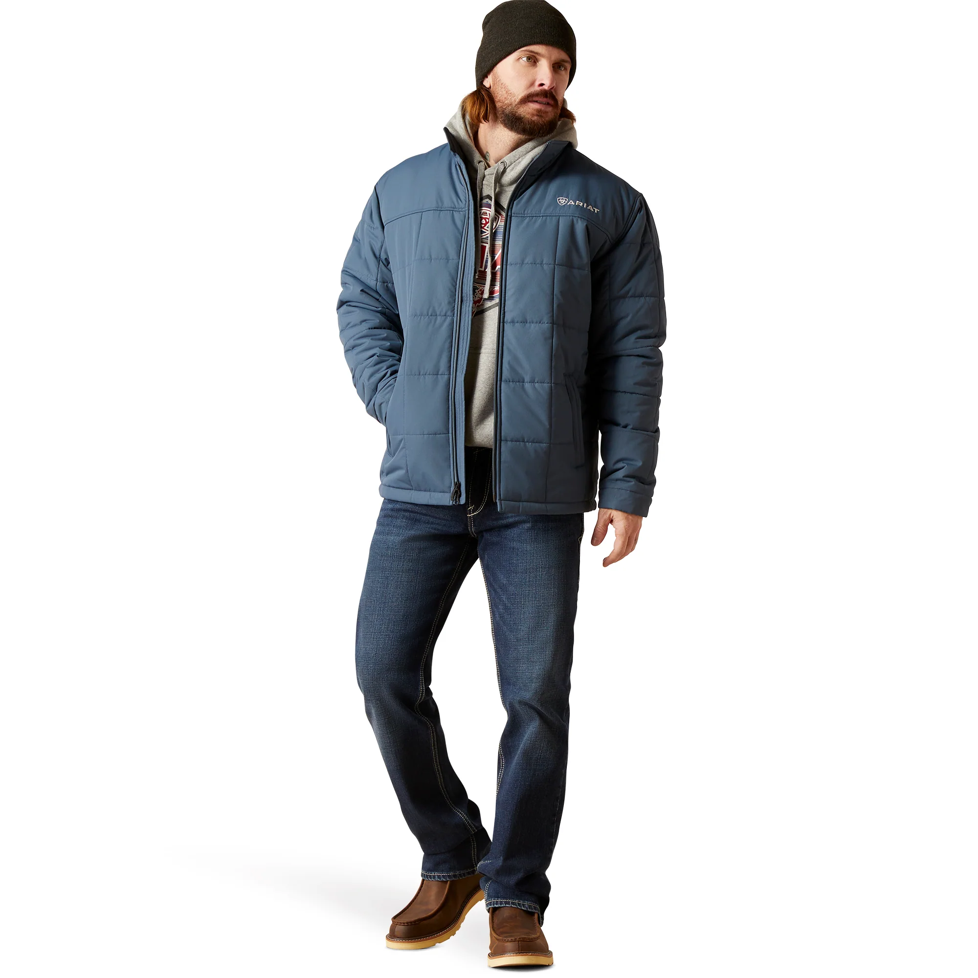 Men Ariat Jacket Crius Steely 10046666 - Image 5