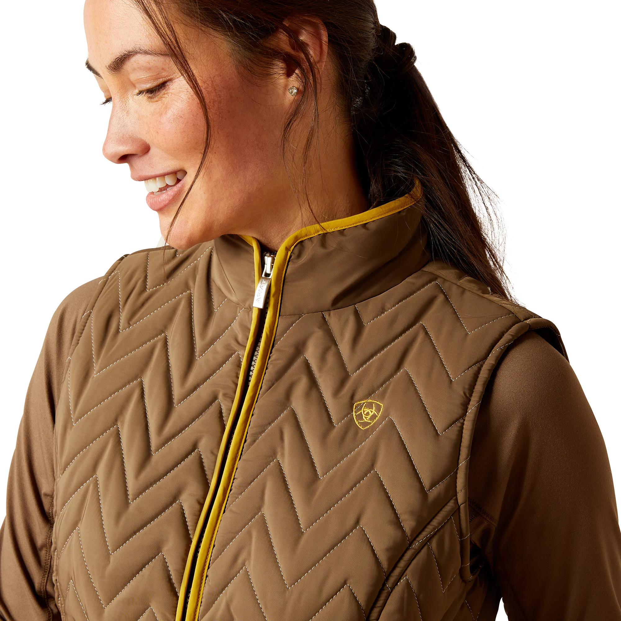 Women Ariat Vest Ashley Canteen 10046715 - Image 2