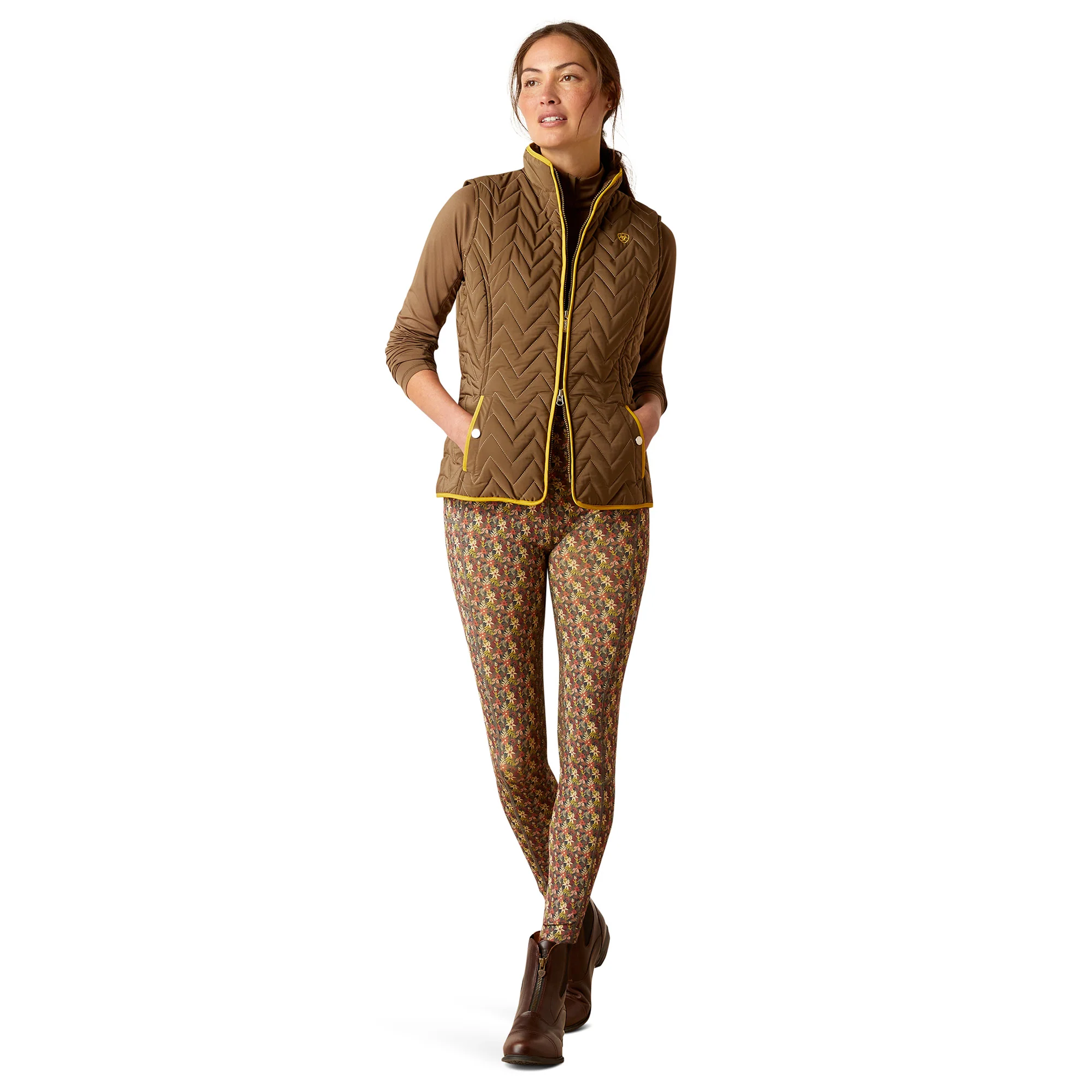 Women Ariat Vest Ashley Canteen 10046715 - Image 5
