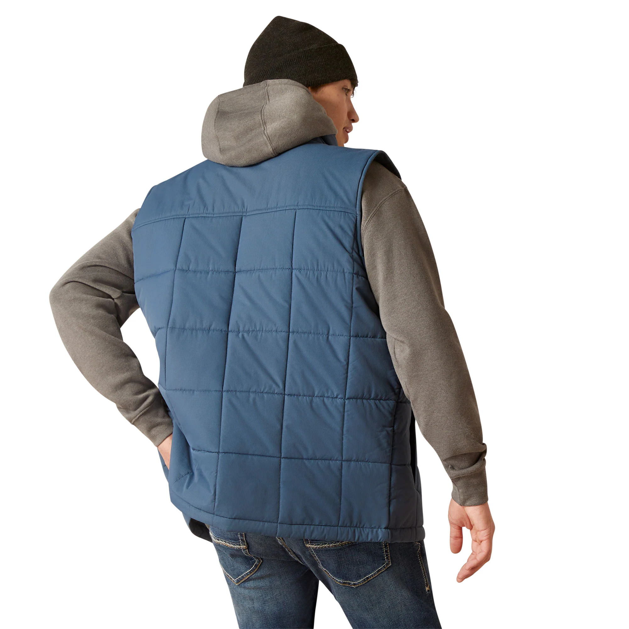 Men Ariat Vest Crius Steely 10046735 - Image 3