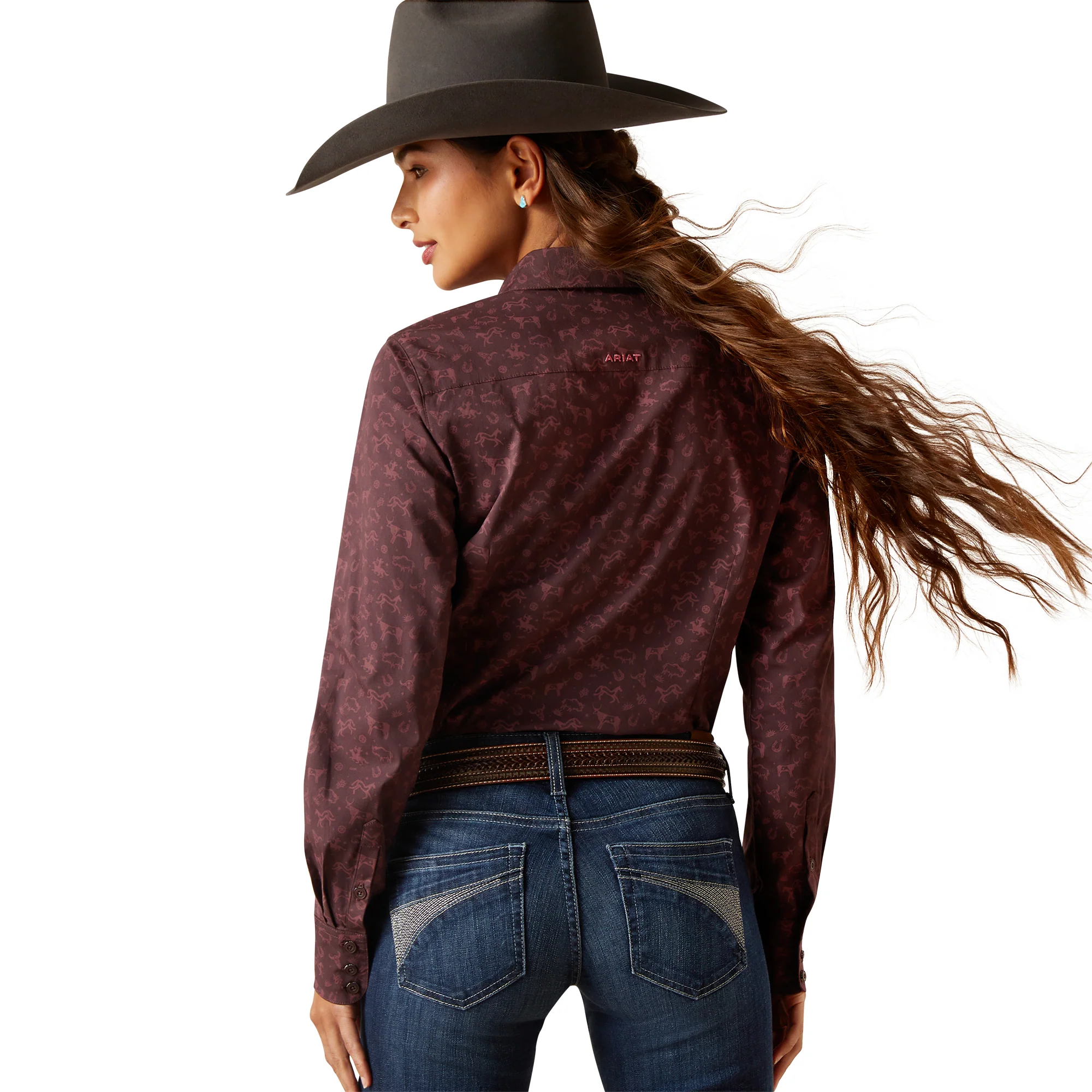 Women Ariat Acestry Shirt 10047226 - Image 4