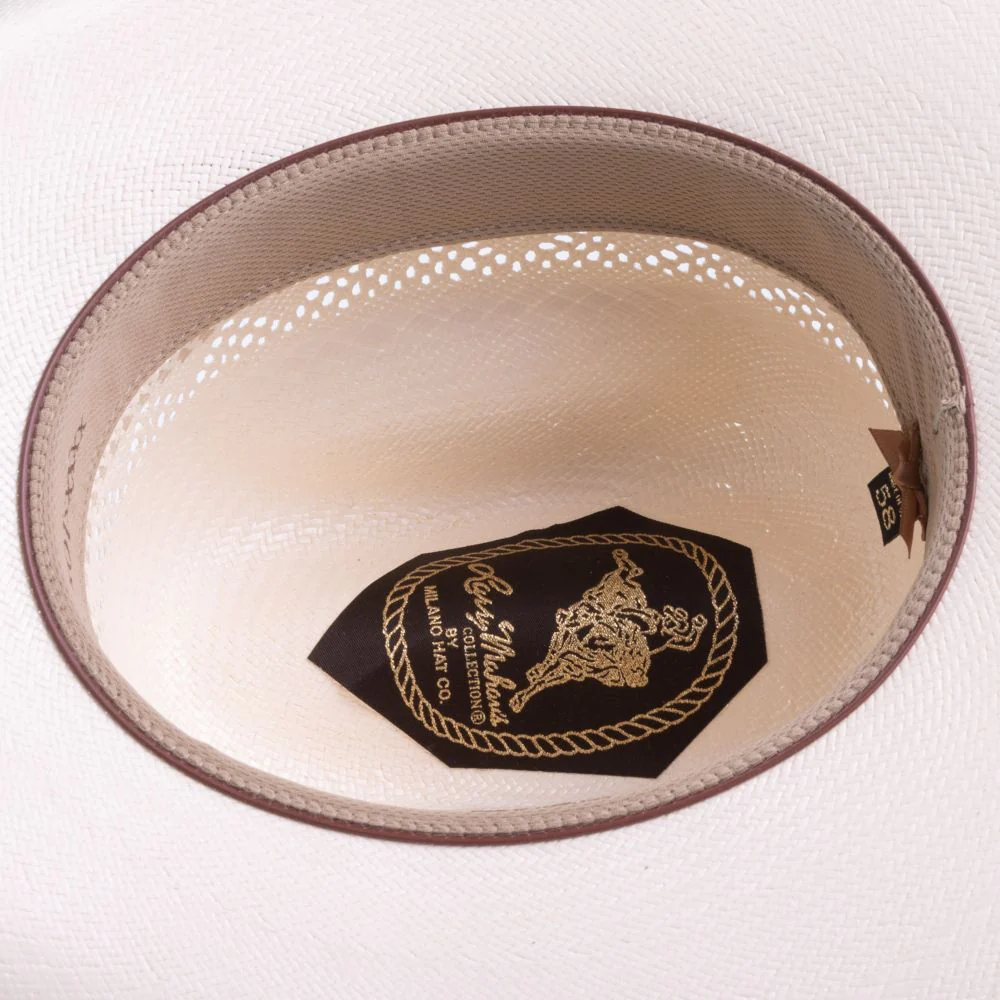 10X Durant Tan/Ivory Larry Mahans Straw Hat MSP430DURX44 - Image 4