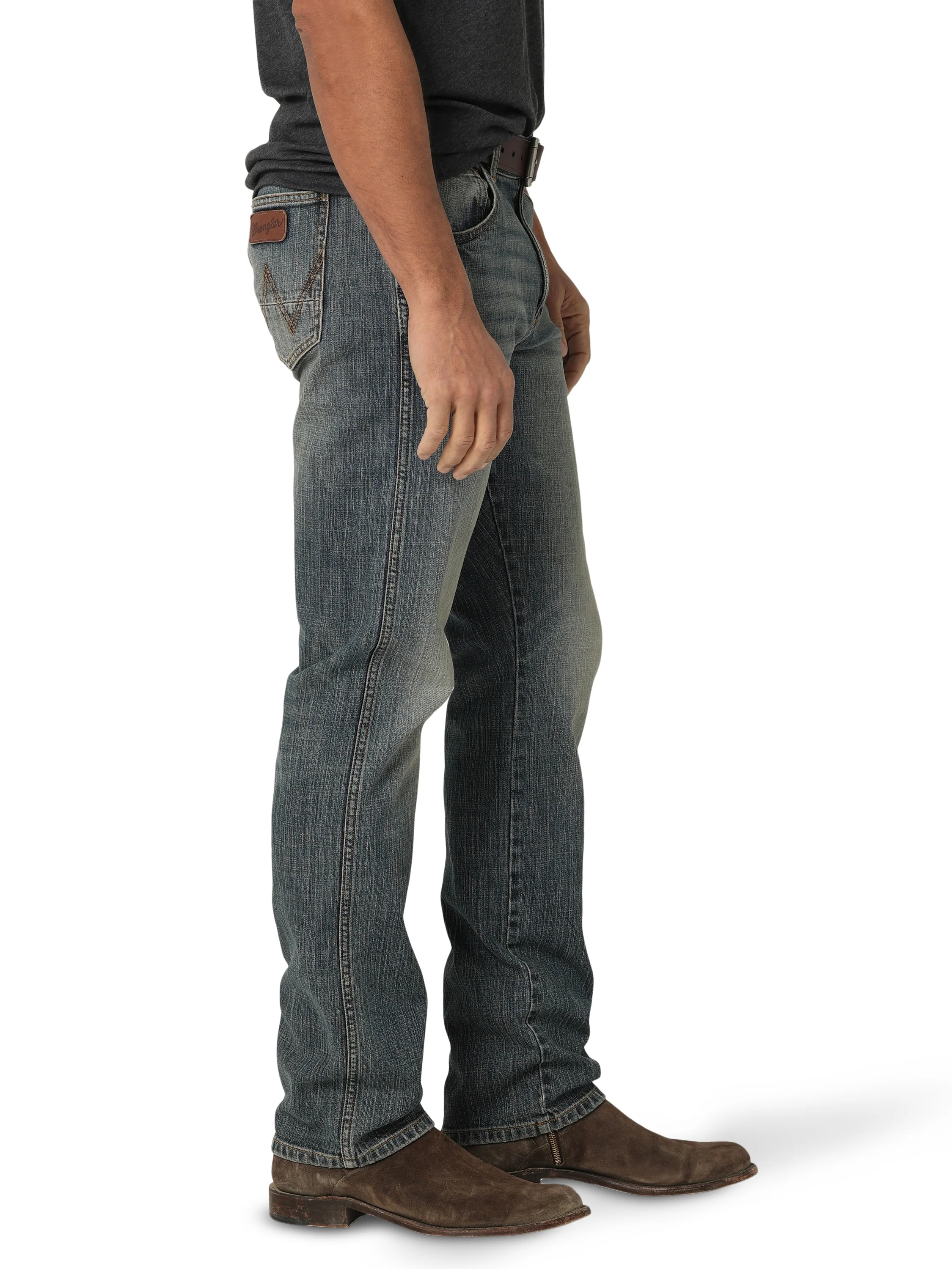 Men Wrangler Retro Dark Knight Jean 112318445 - Image 3