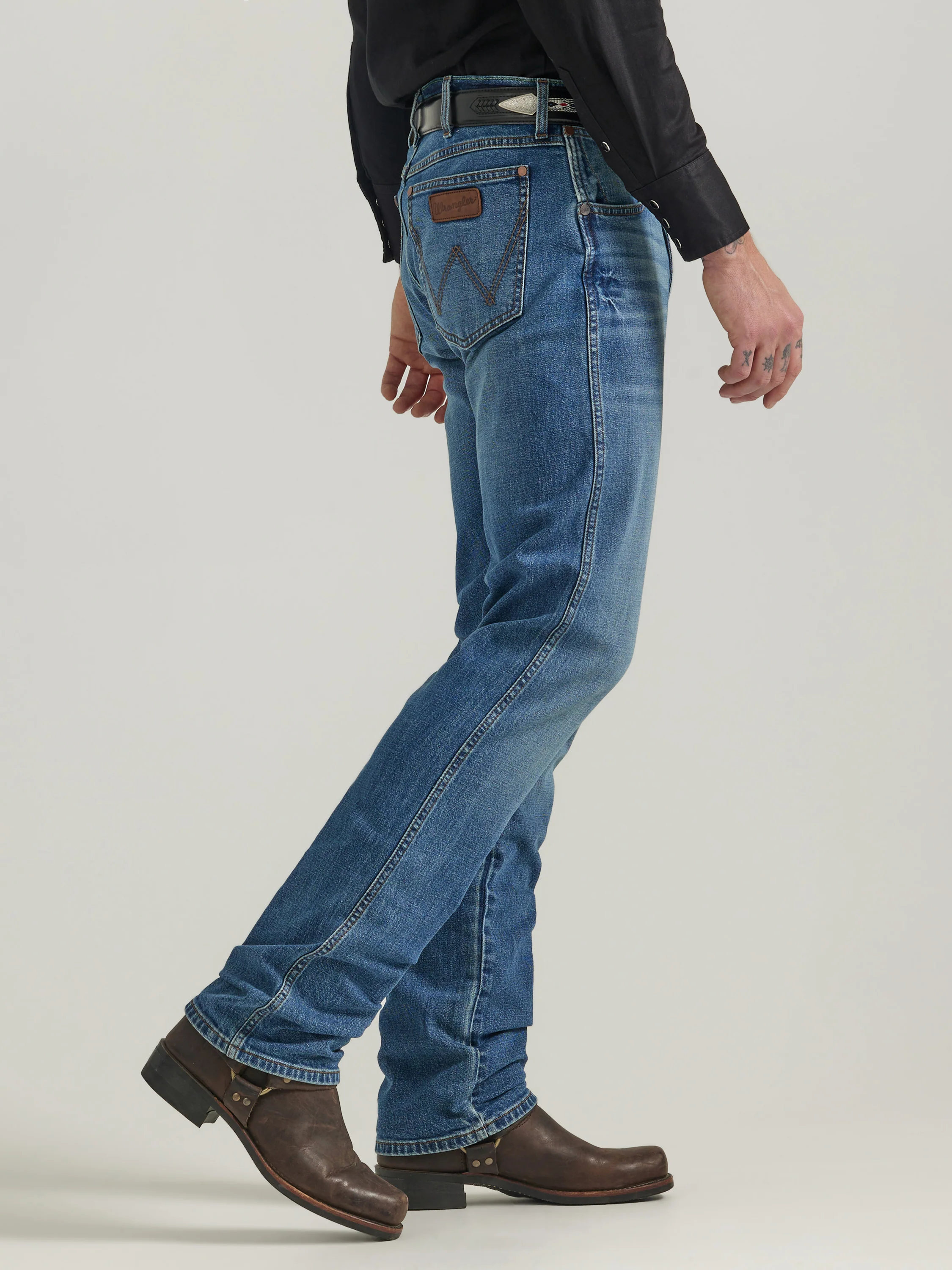Men Wrangler Retro Jean 112332244 - Image 4