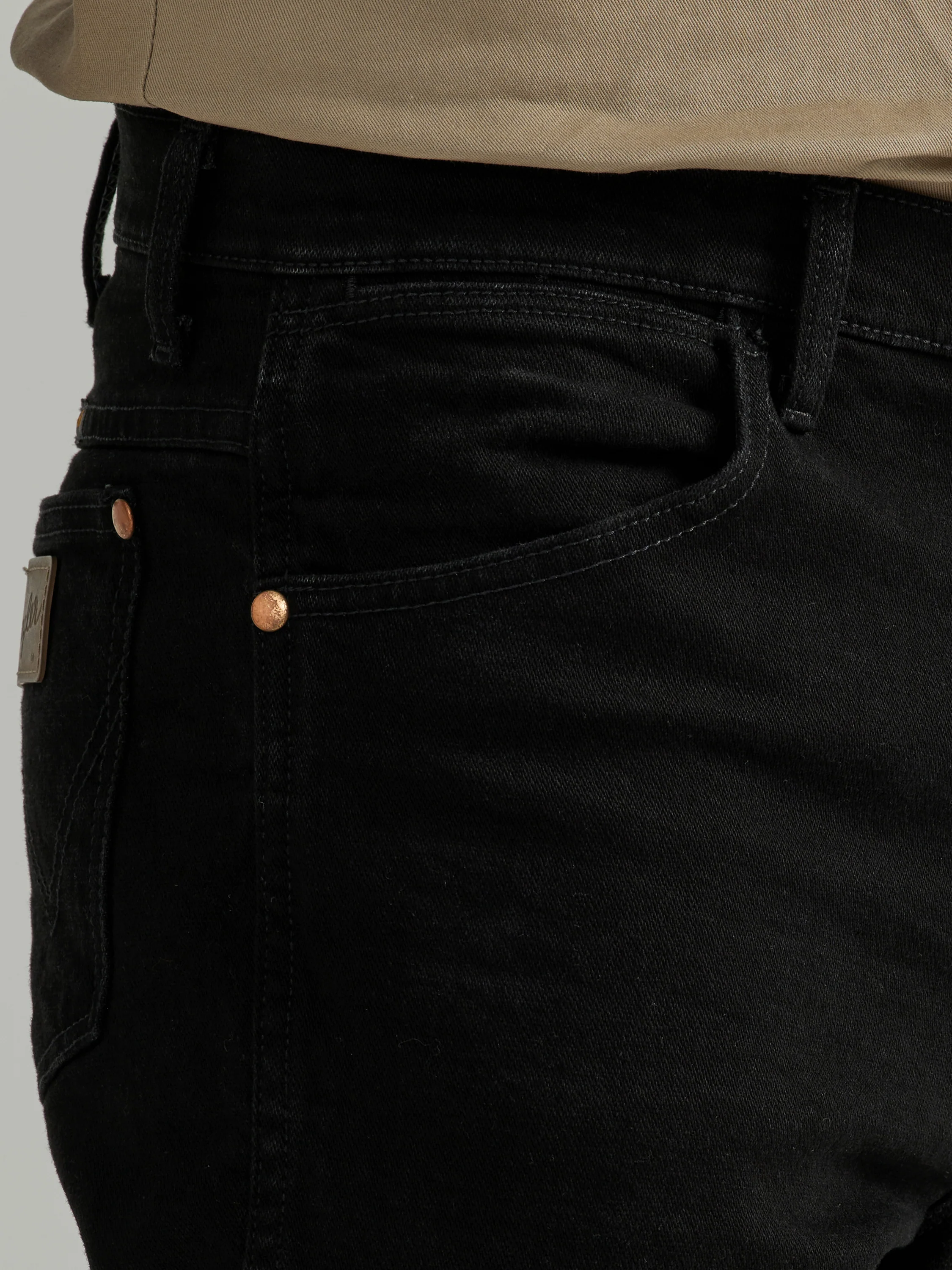 Men Wrangler Slim Black Jean 112336343 - Image 5