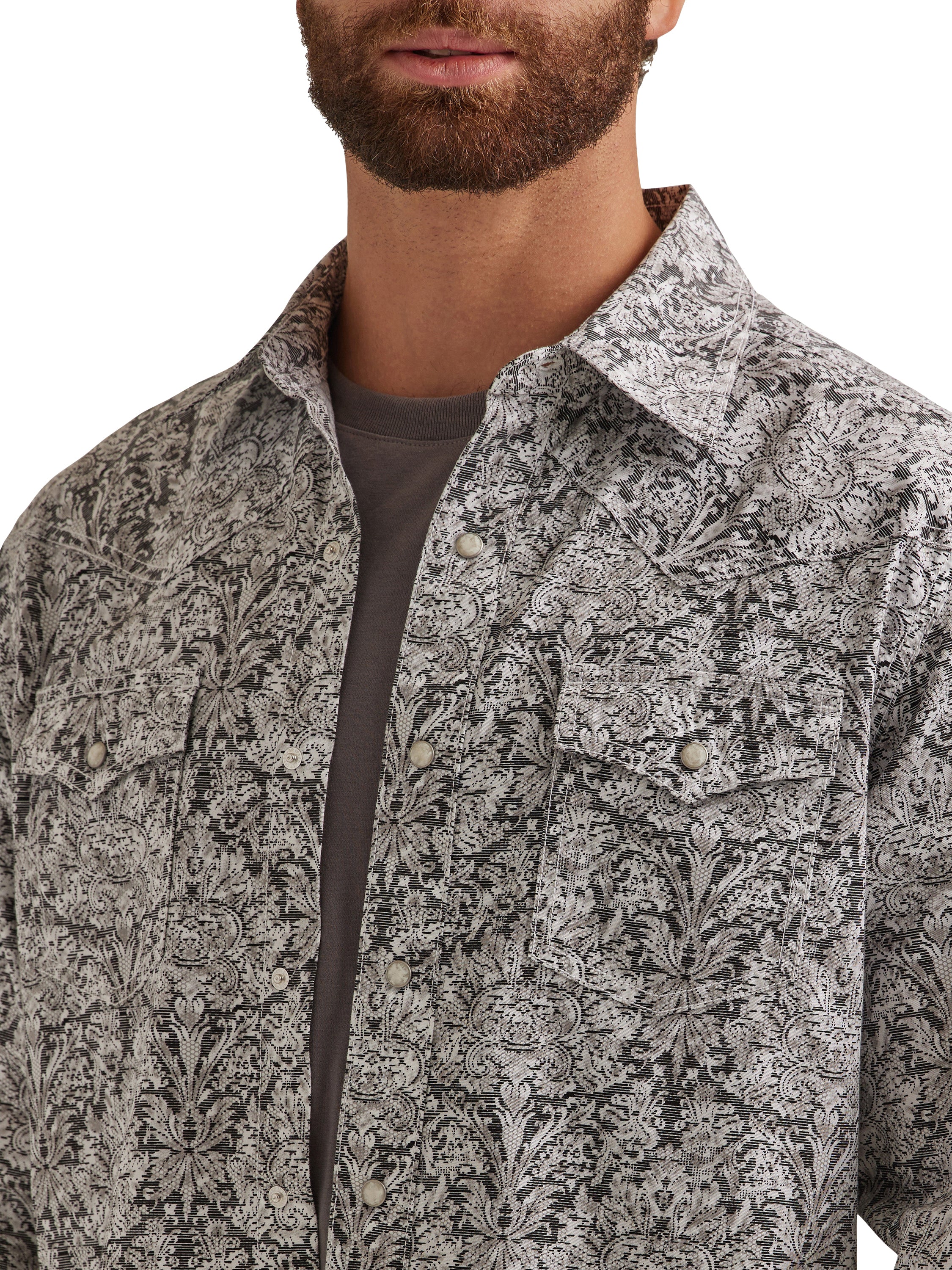 Men Wrangler Shirt Retro Black 112344561 - Image 2