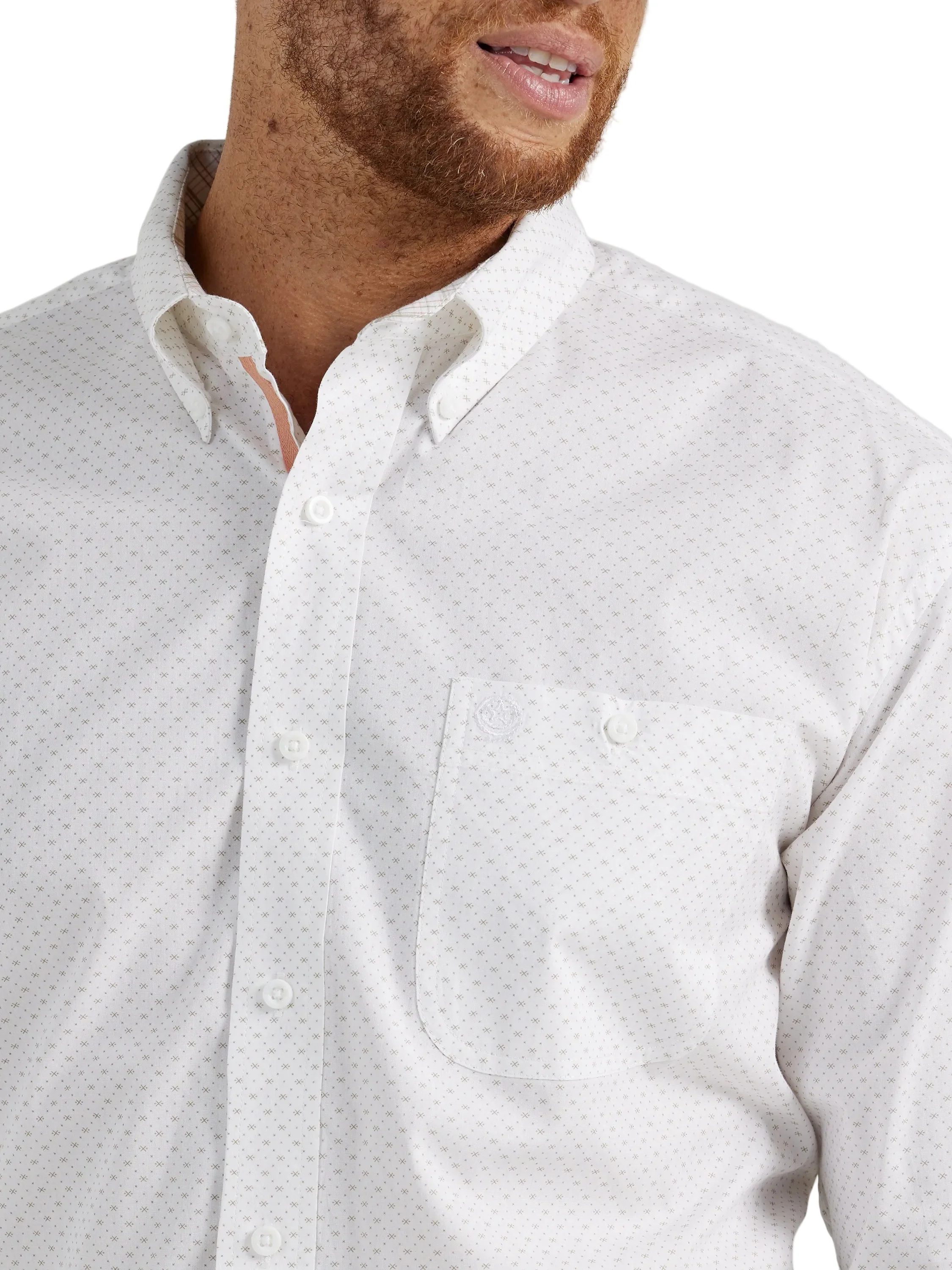 Men Wrangler Shirt George Strait White 112344869 - Image 2