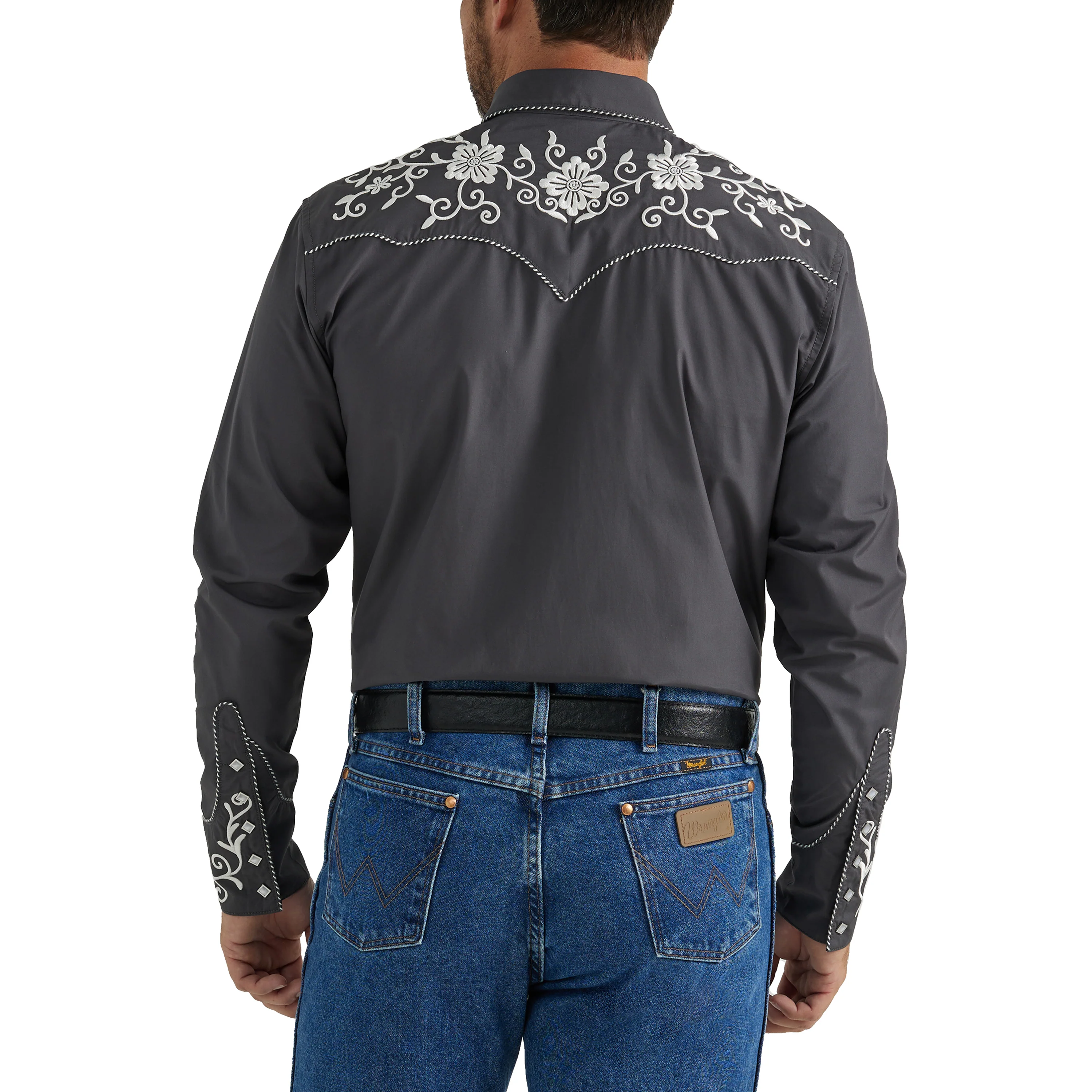 Men Wrangler Shirt Rodeo Black 112345061 - Image 4