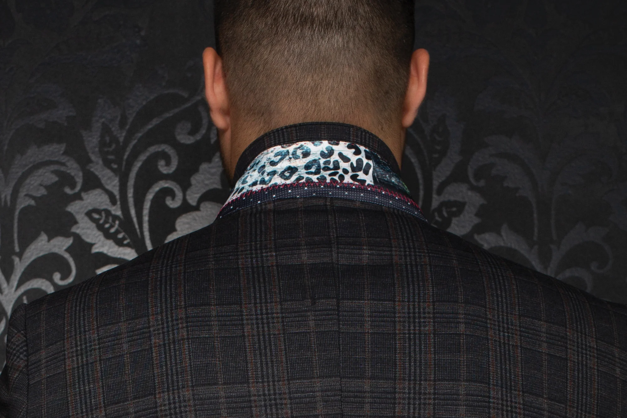 Men Au Noir Blazer Peck Brown - Image 3