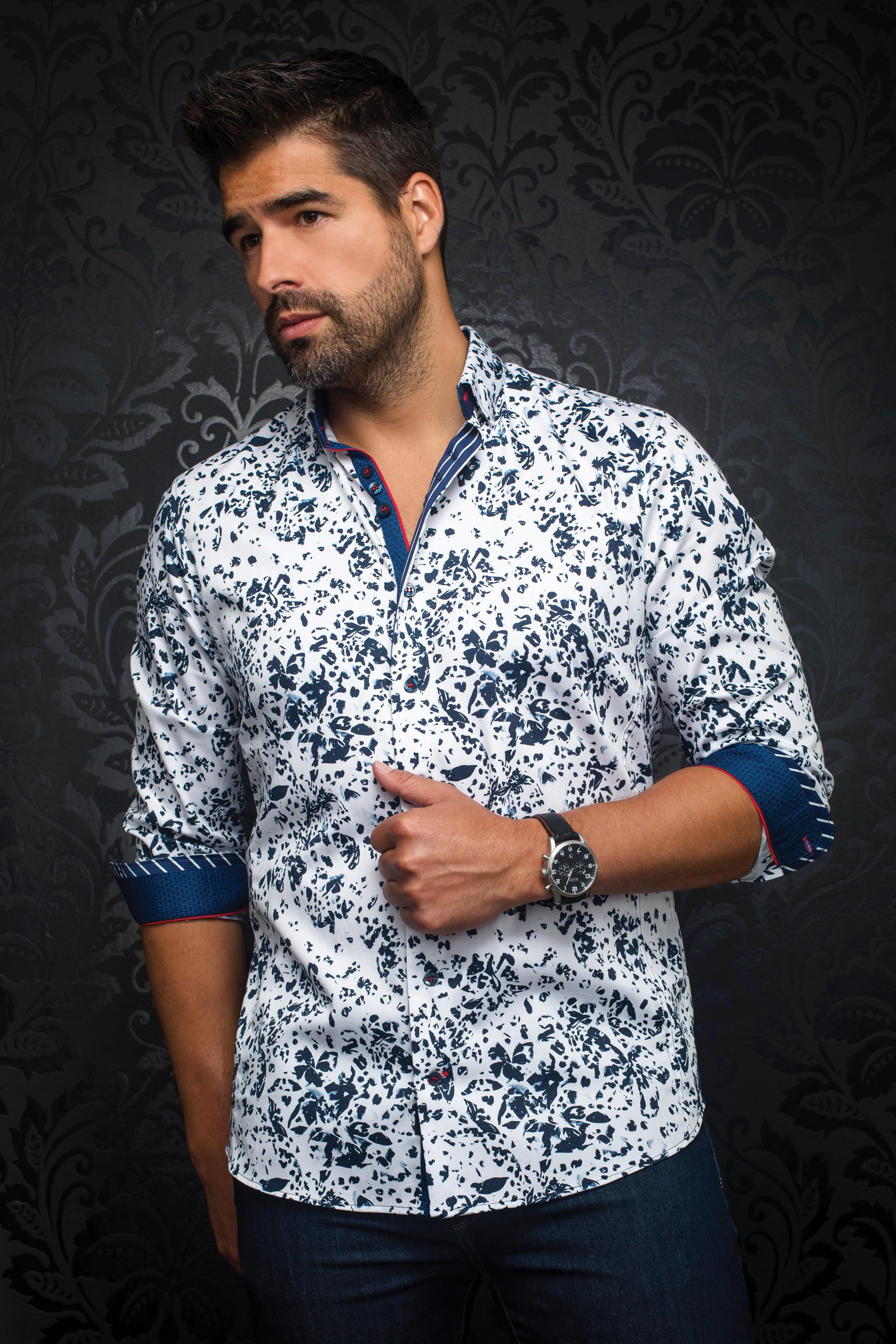 Men Au Noir Shirt Kharma Nuovo - Image 2