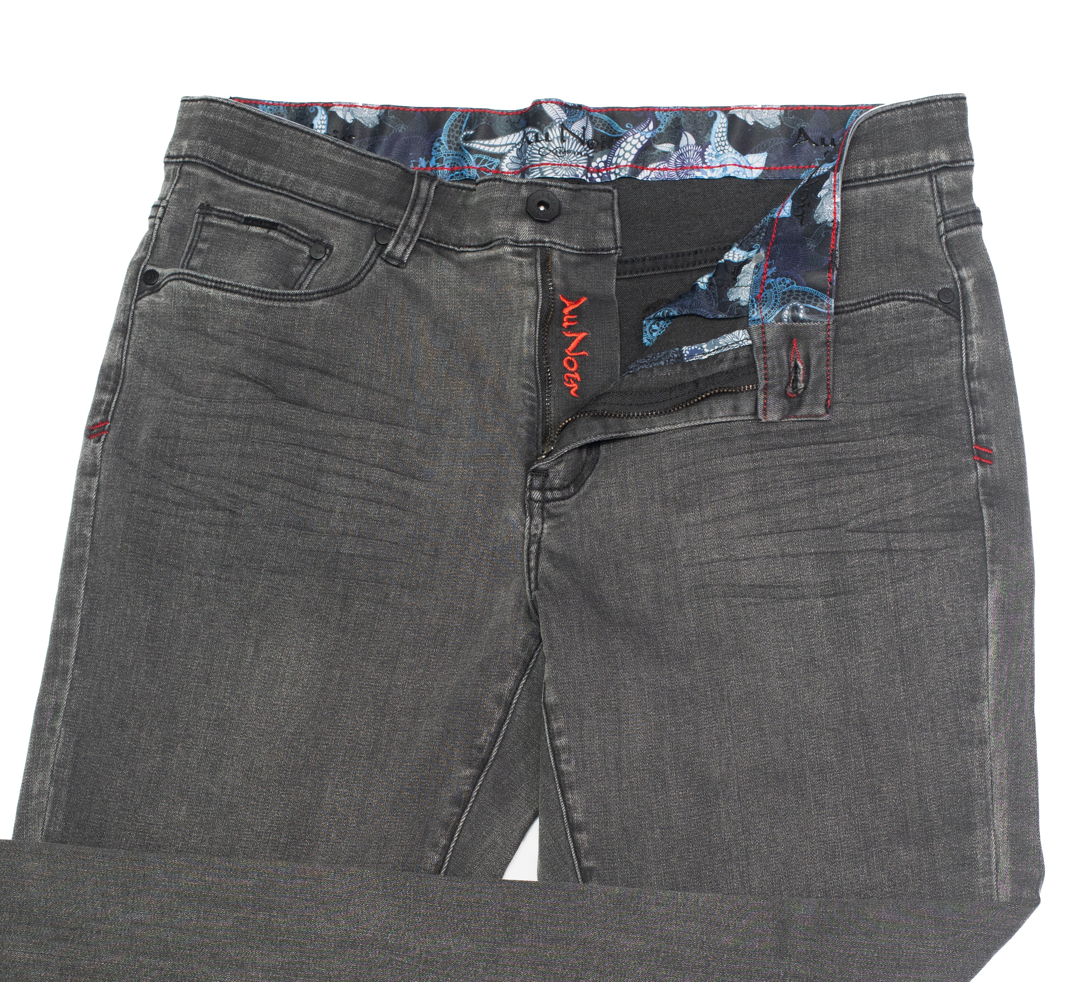 Men Au Noir Jeans Johnny SRD Med. Grey - Image 2