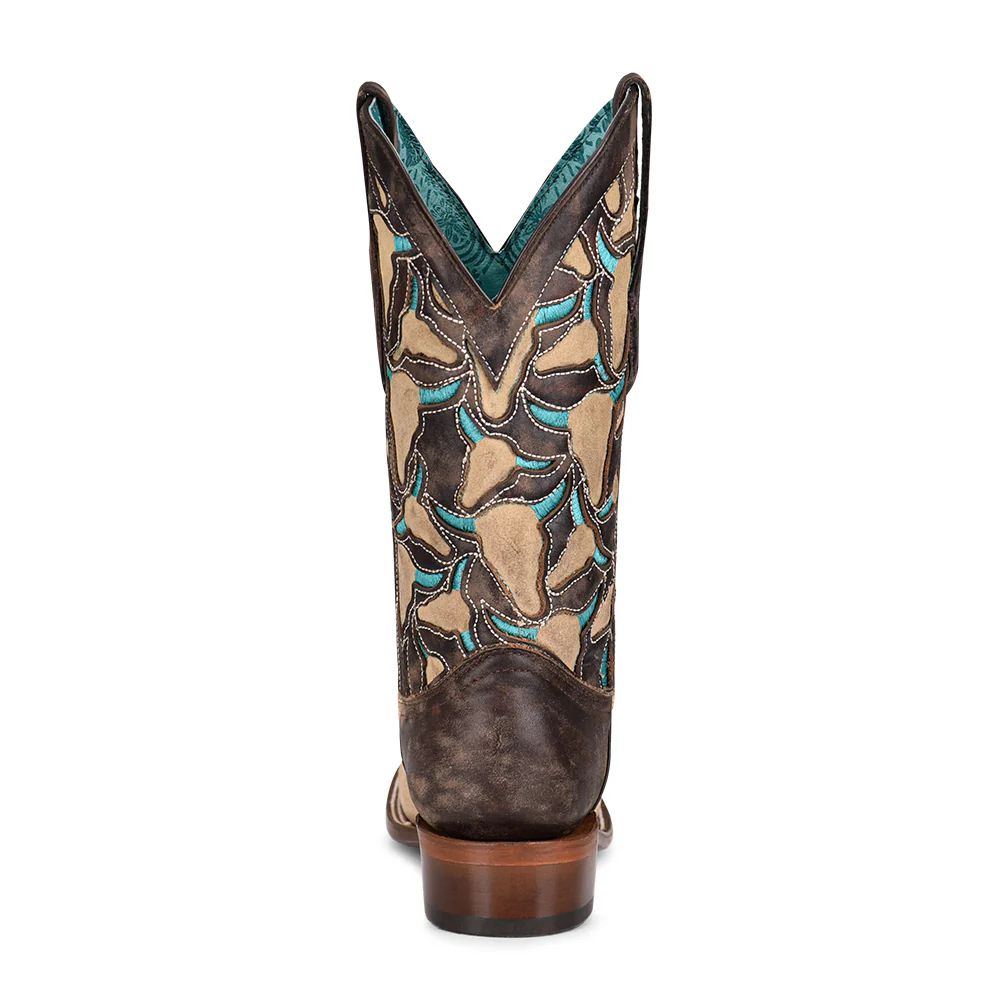 Women Corral Cowhide Boots A4206 - Image 4