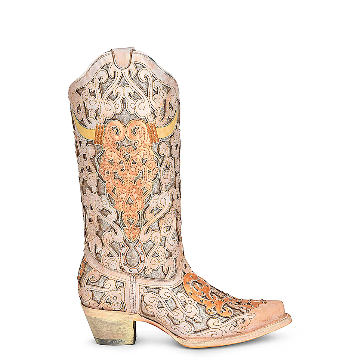 Women Corral Cowhide Boot A4408 - Image 2