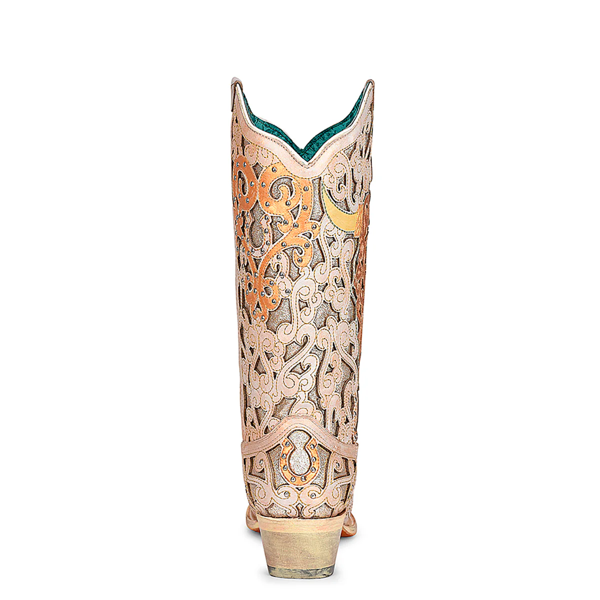 Women Corral Cowhide Boot A4408 - Image 4