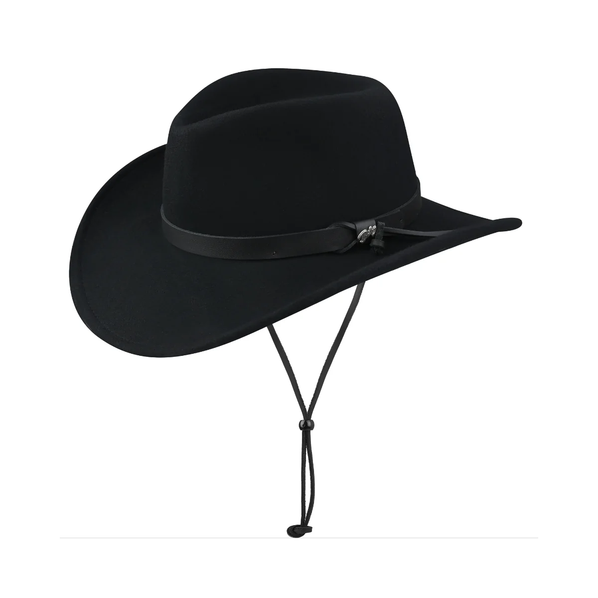 Men Bailey Felt Hat Black 4204 Morgan - Image 2