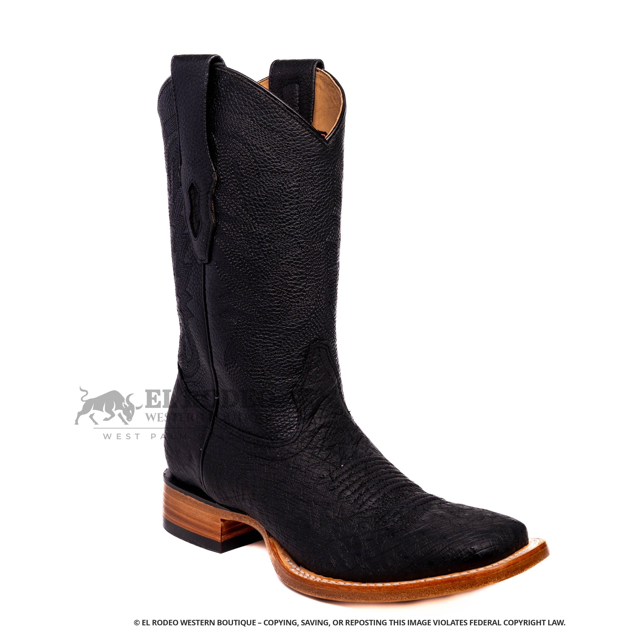 Men Los Altos Smooth Ostrich Boots H827G9705