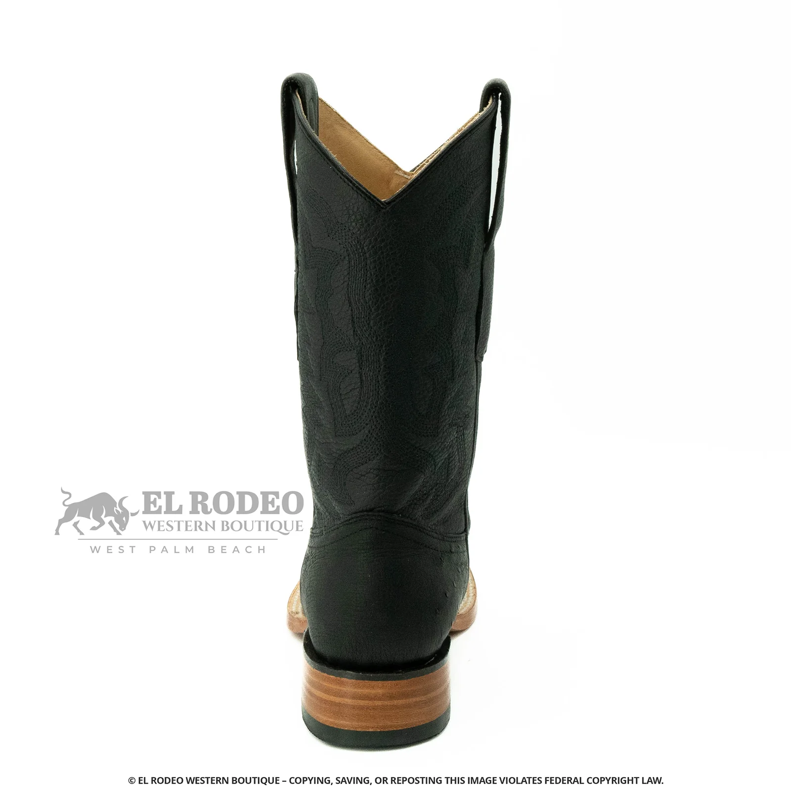 Men Los Altos Smooth Ostrich Boots H827G9705 - Image 5