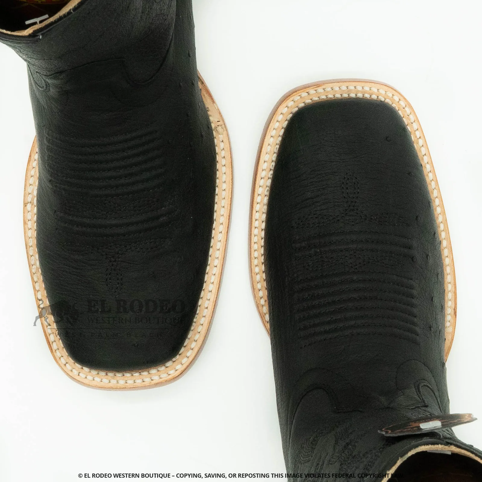 Men Los Altos Smooth Ostrich Boots H827G9705 - Image 6