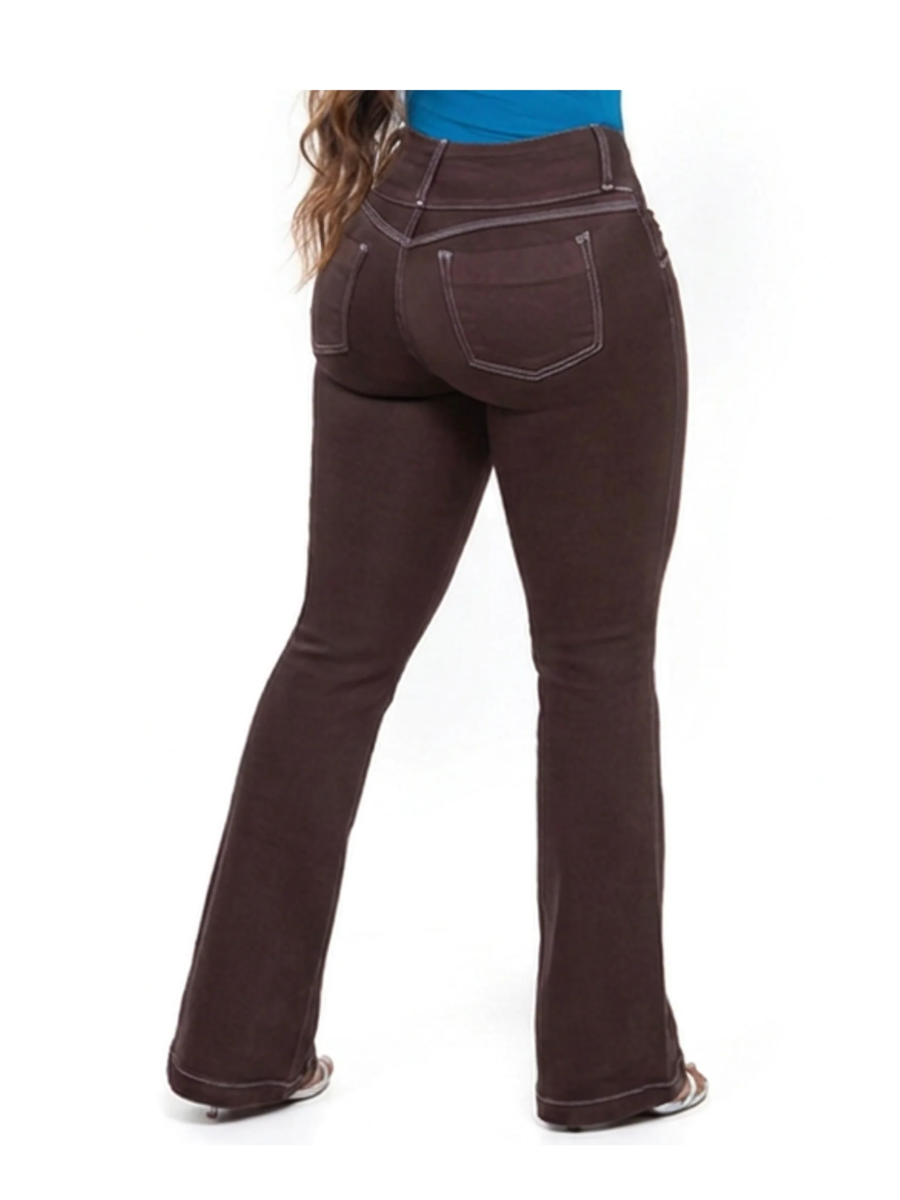 Women Black Jean BW-6937 - Image 3