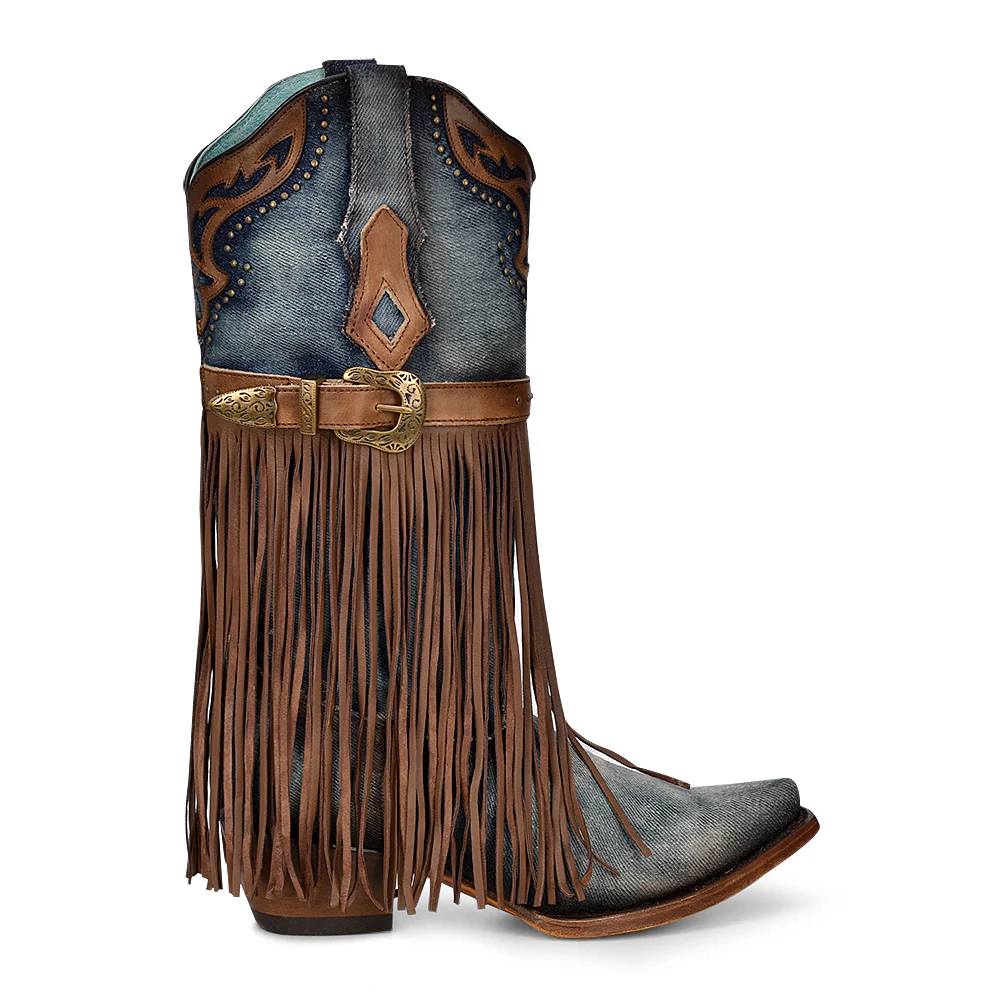 Women Corral Cowhide Boot C3873 - Image 2