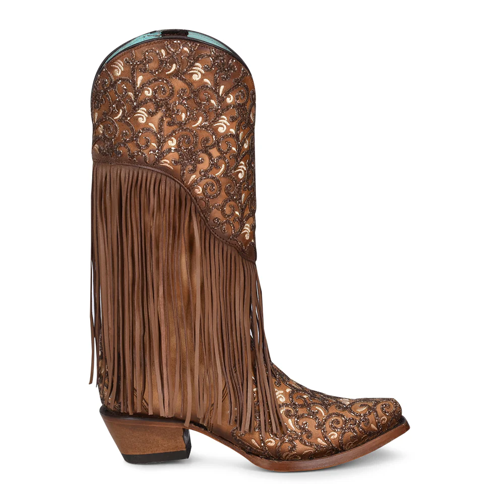 Women Corral Cowhide Boot C3876 - Image 2