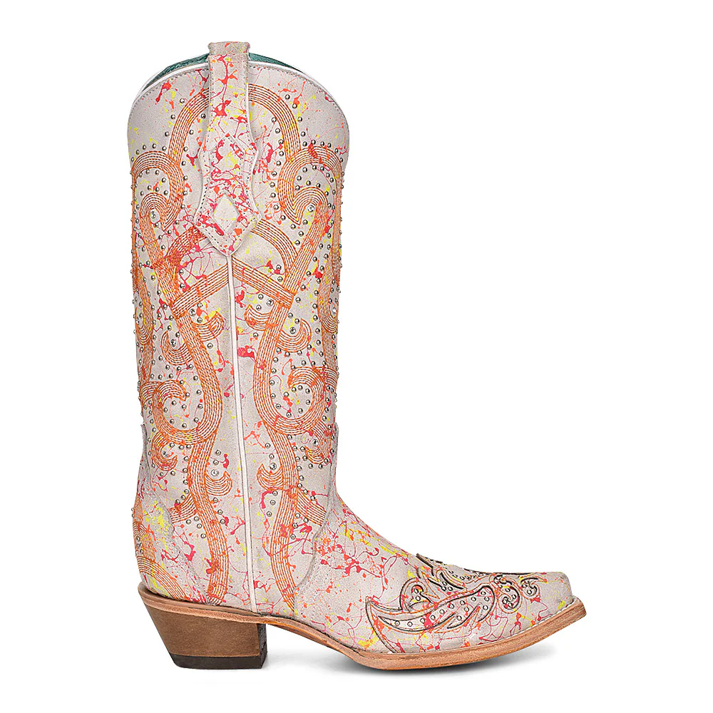 Women Corral Cowhide Boots C3980 - Image 2