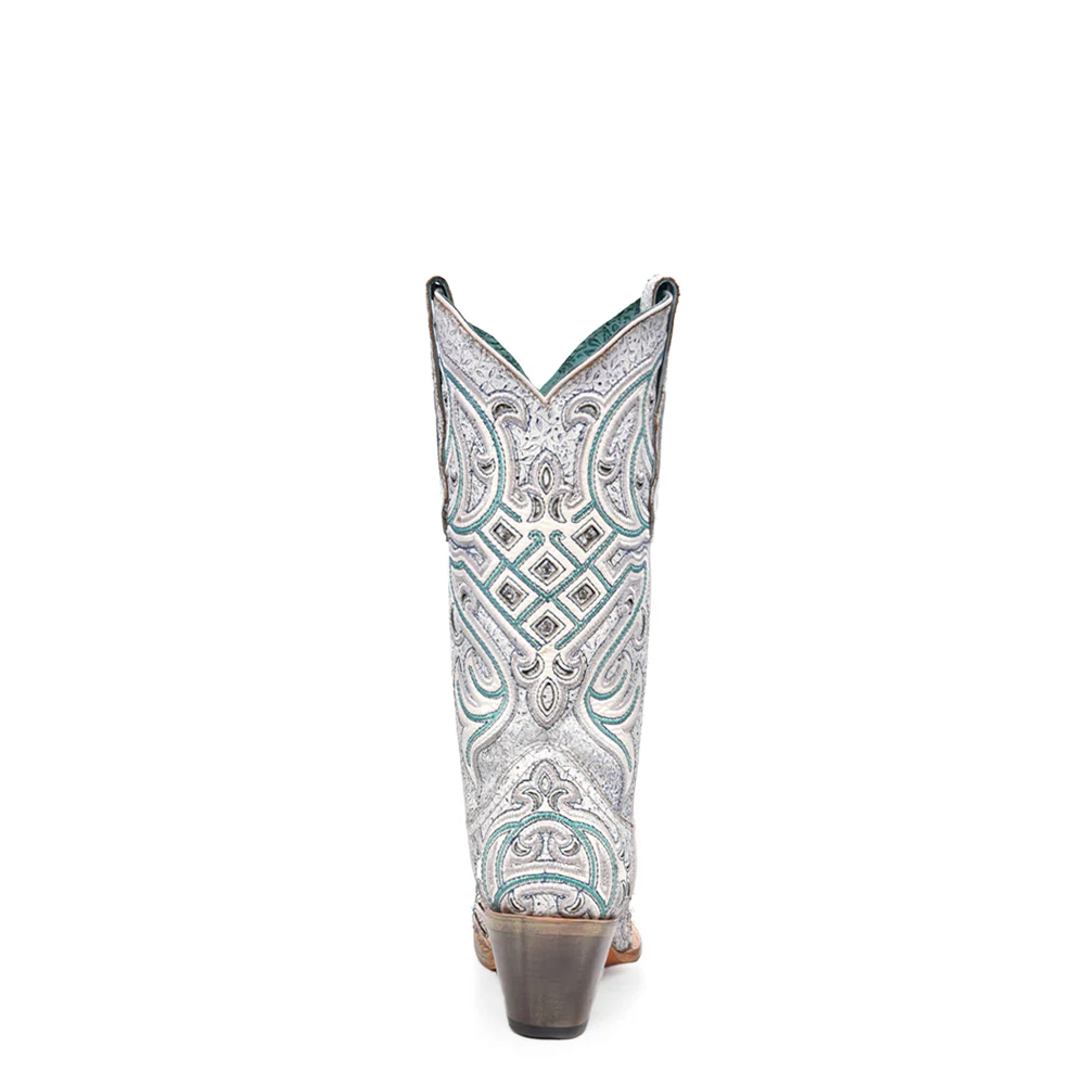 Women Corral Cowhide Boots C4055 - Image 4