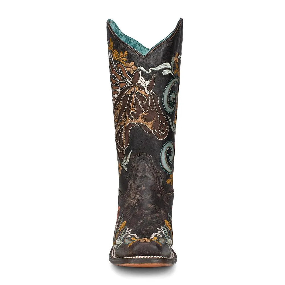 Women Corral Cowhide Boot A4267 - Image 3