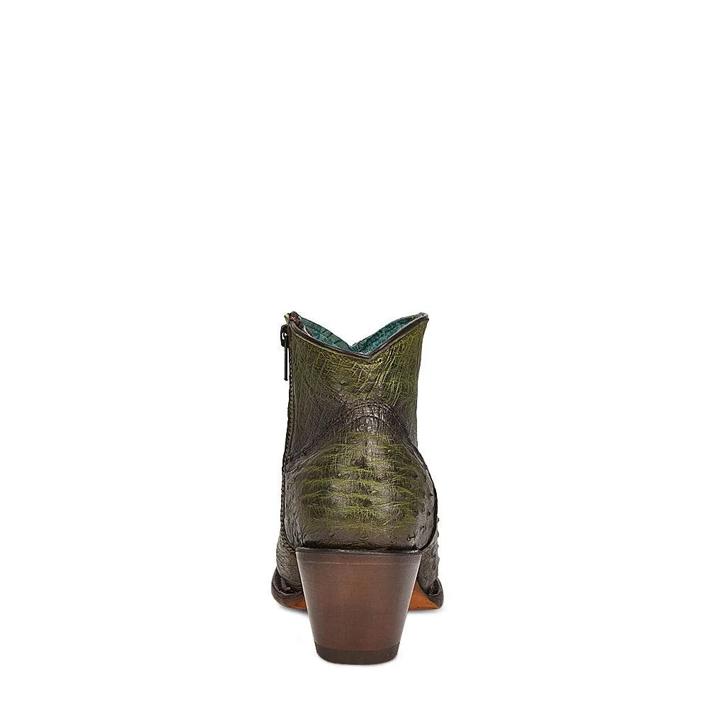 Women Corral Ostrich Ankle Boot A4391 - Image 4