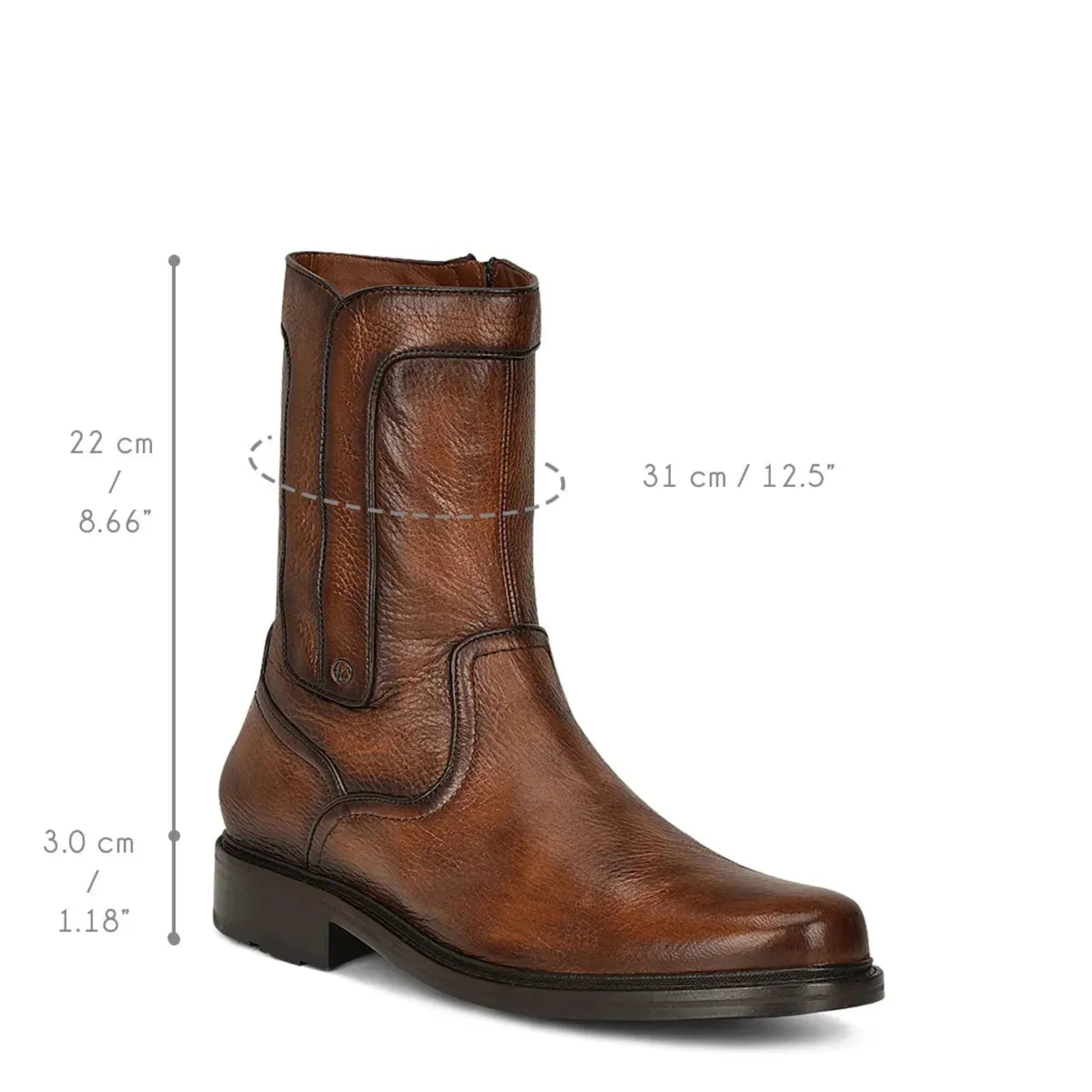 Men Cuadra Deerskin Ankle Boot FC661 - Image 7