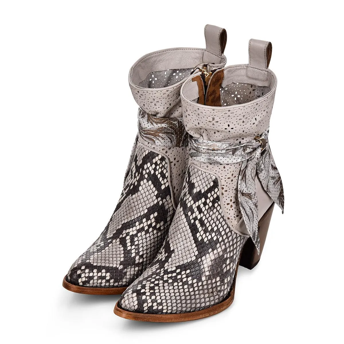 Women Cuadra Python Ankle Boot CU570 - Image 7