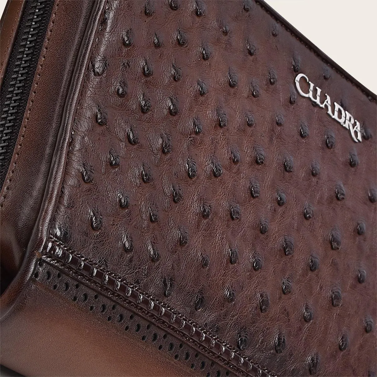 Men Cuadra Ostrich Bag DU473- BG - Image 9