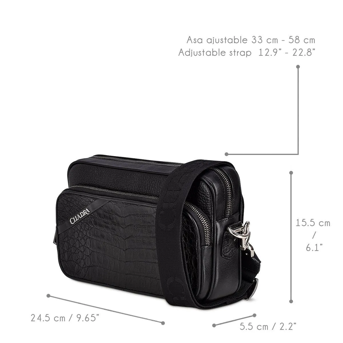 Men Cuadra Caiman Bag DU474- BG - Image 7