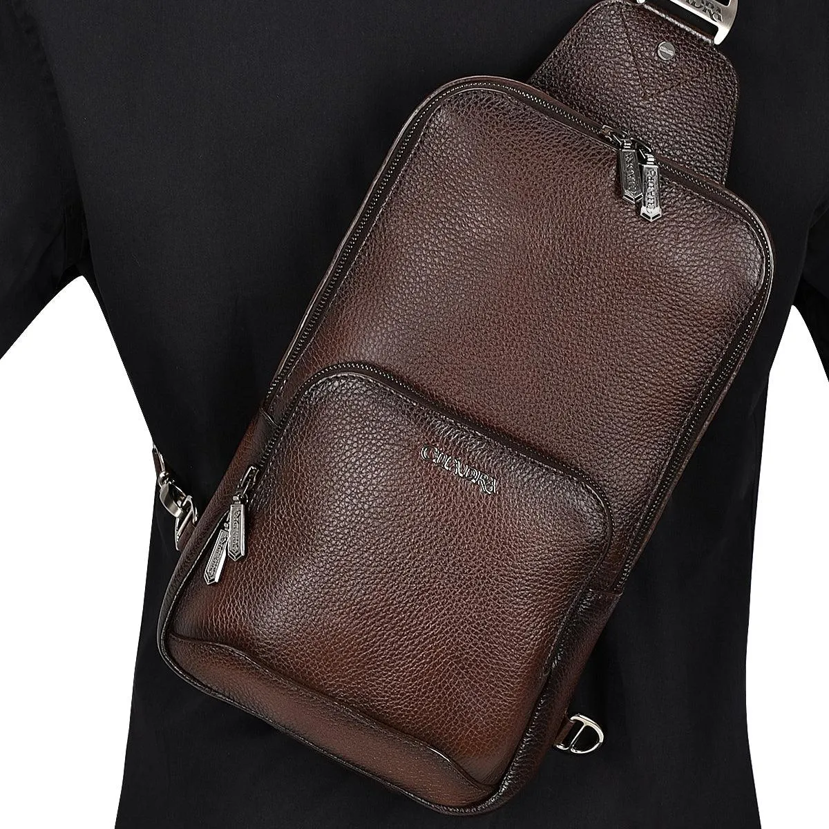 Men Cuadra Deerskin Bag DU486 - Image 5