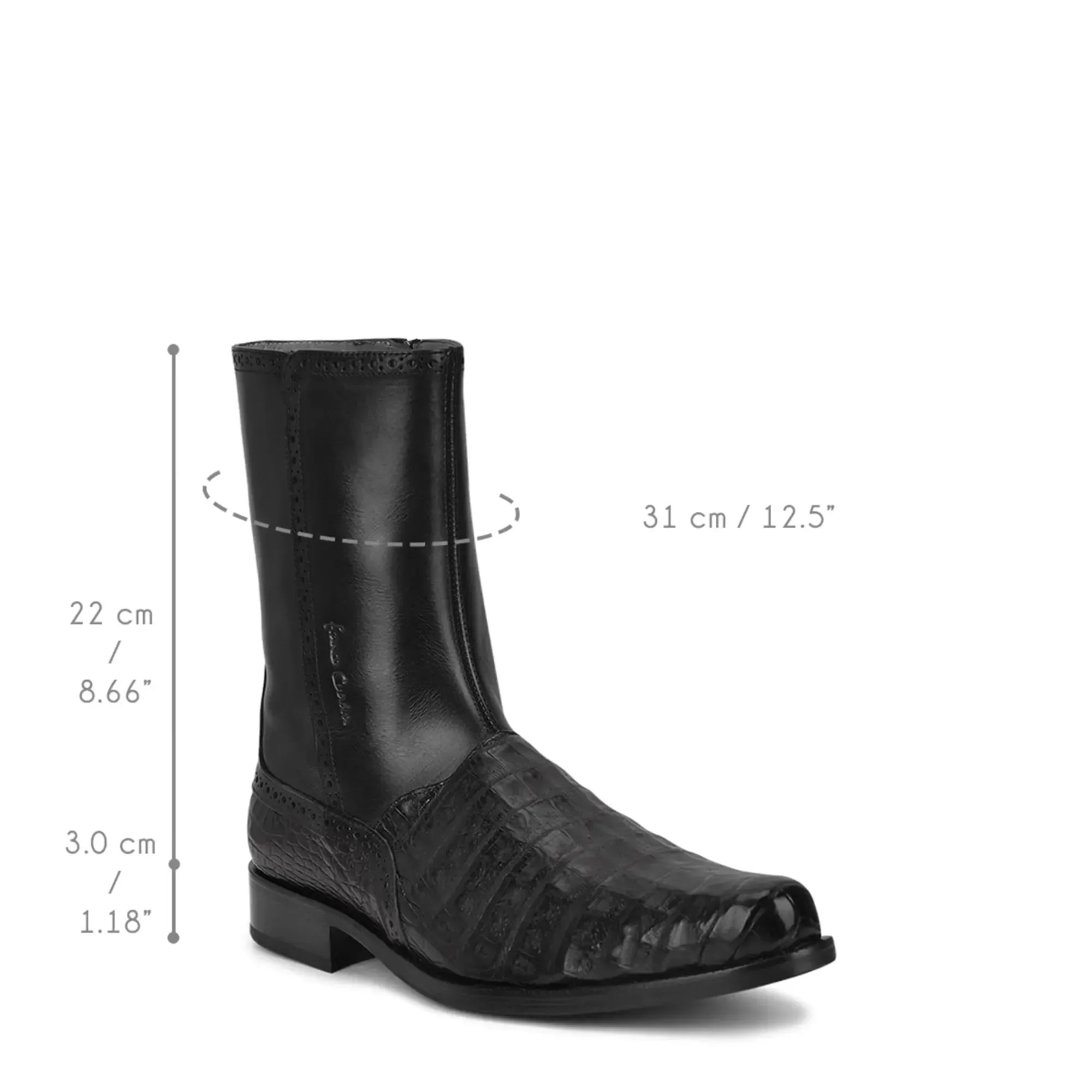 Men Franco Cuadra Caiman Ankle Boot FC656 - Image 8