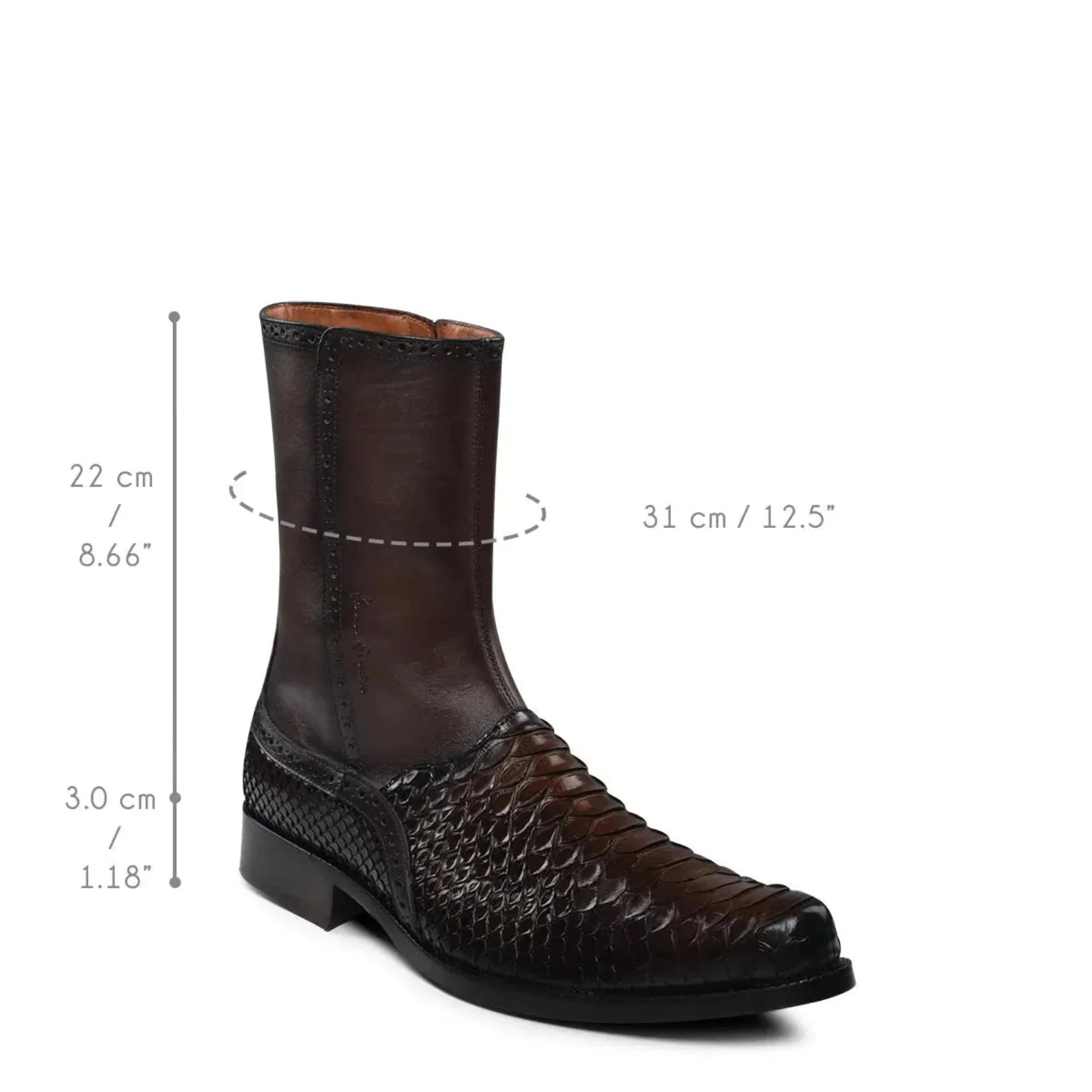 Men Franco Cuadra Python Boot FC818 - Image 7