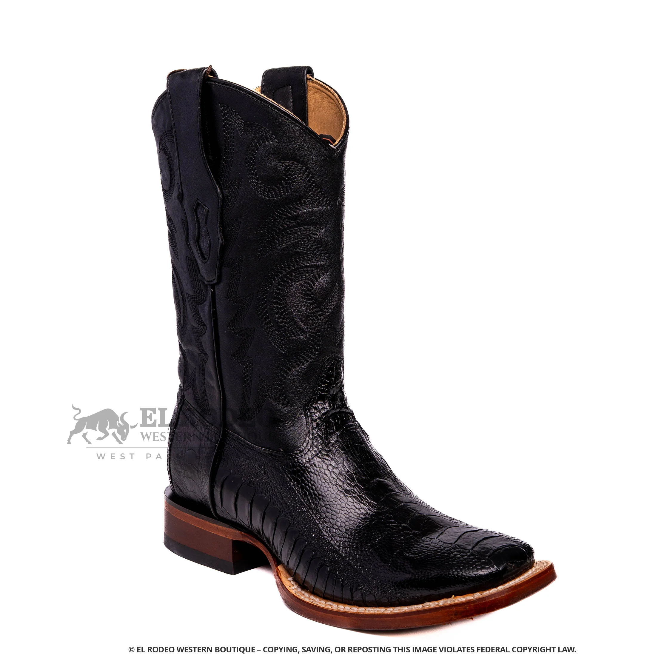 Men Los Altos Ostrich Leg Boots H8220505