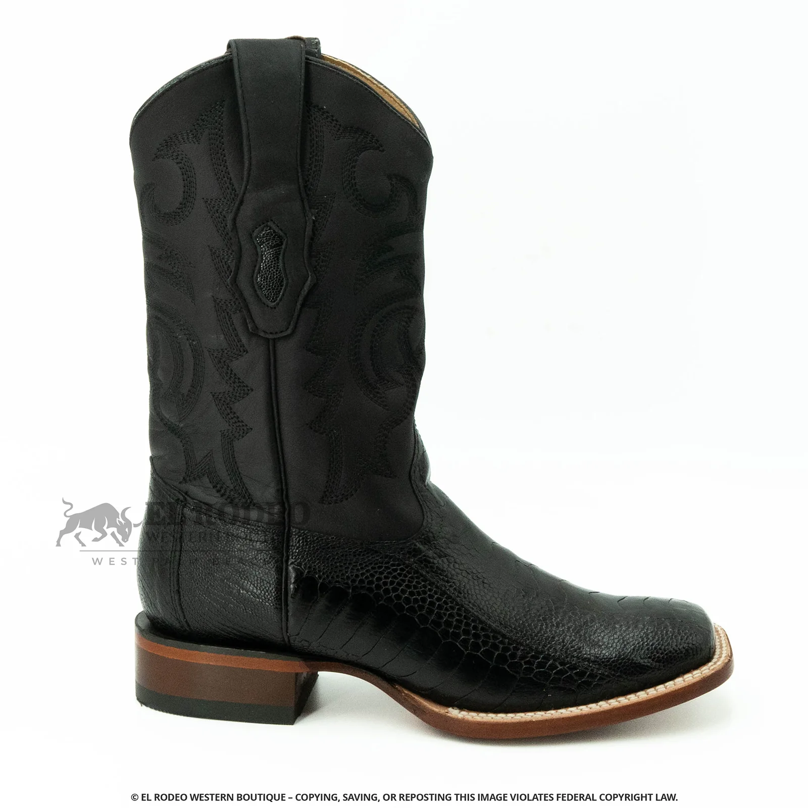 Men Los Altos Ostrich Leg Boots H8220505 - Image 2