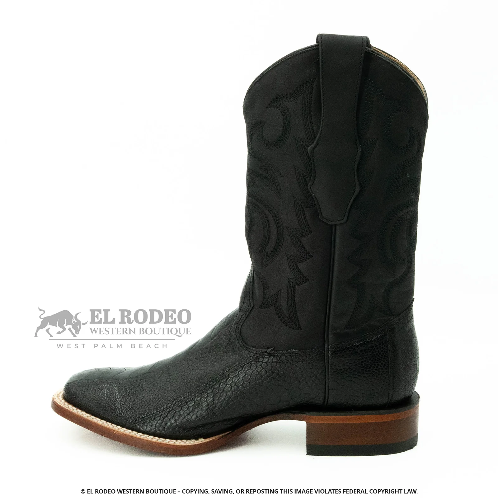 Men Los Altos Ostrich Leg Boots H8220505 - Image 4
