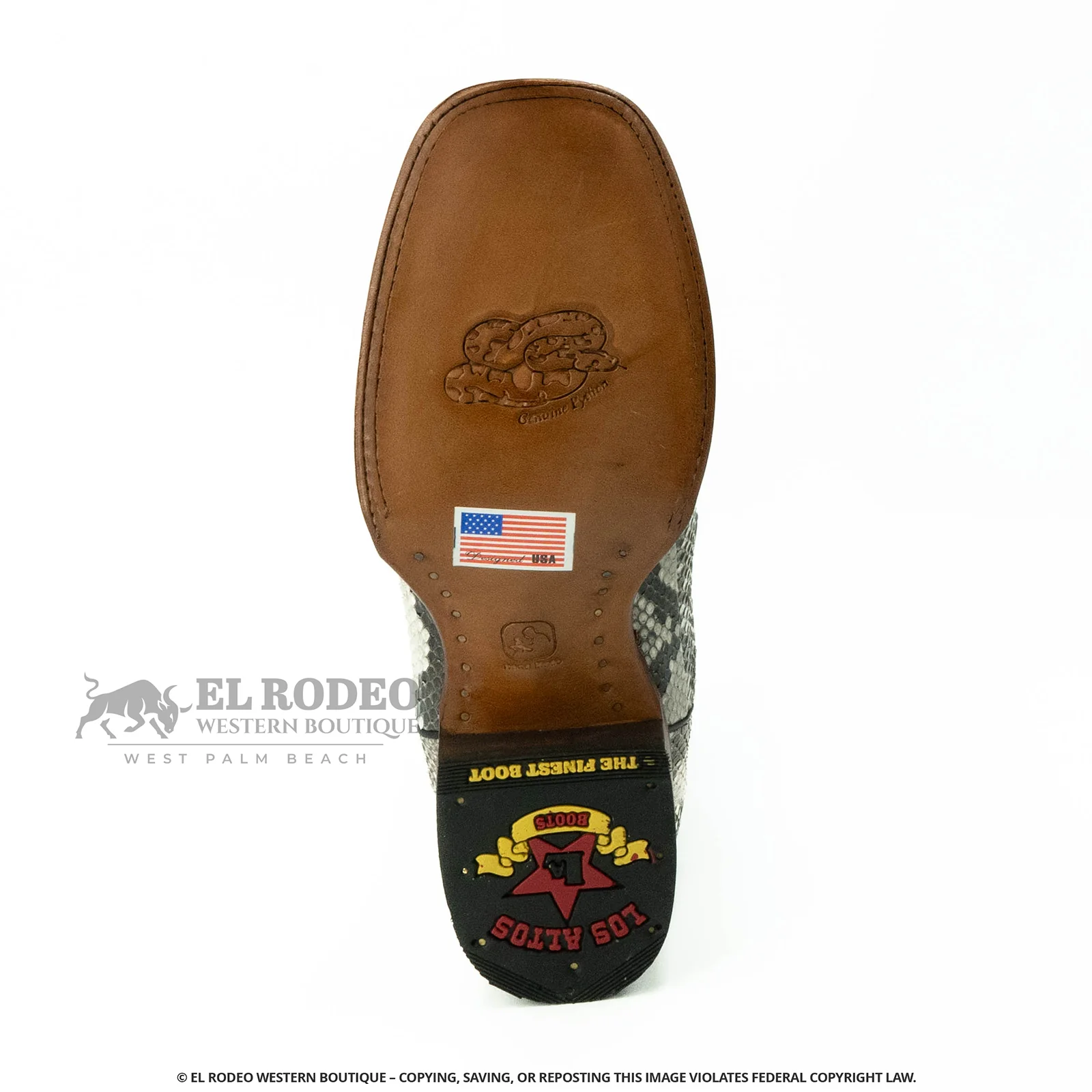 Men Los Altos Python Boots H8225749 - Image 7