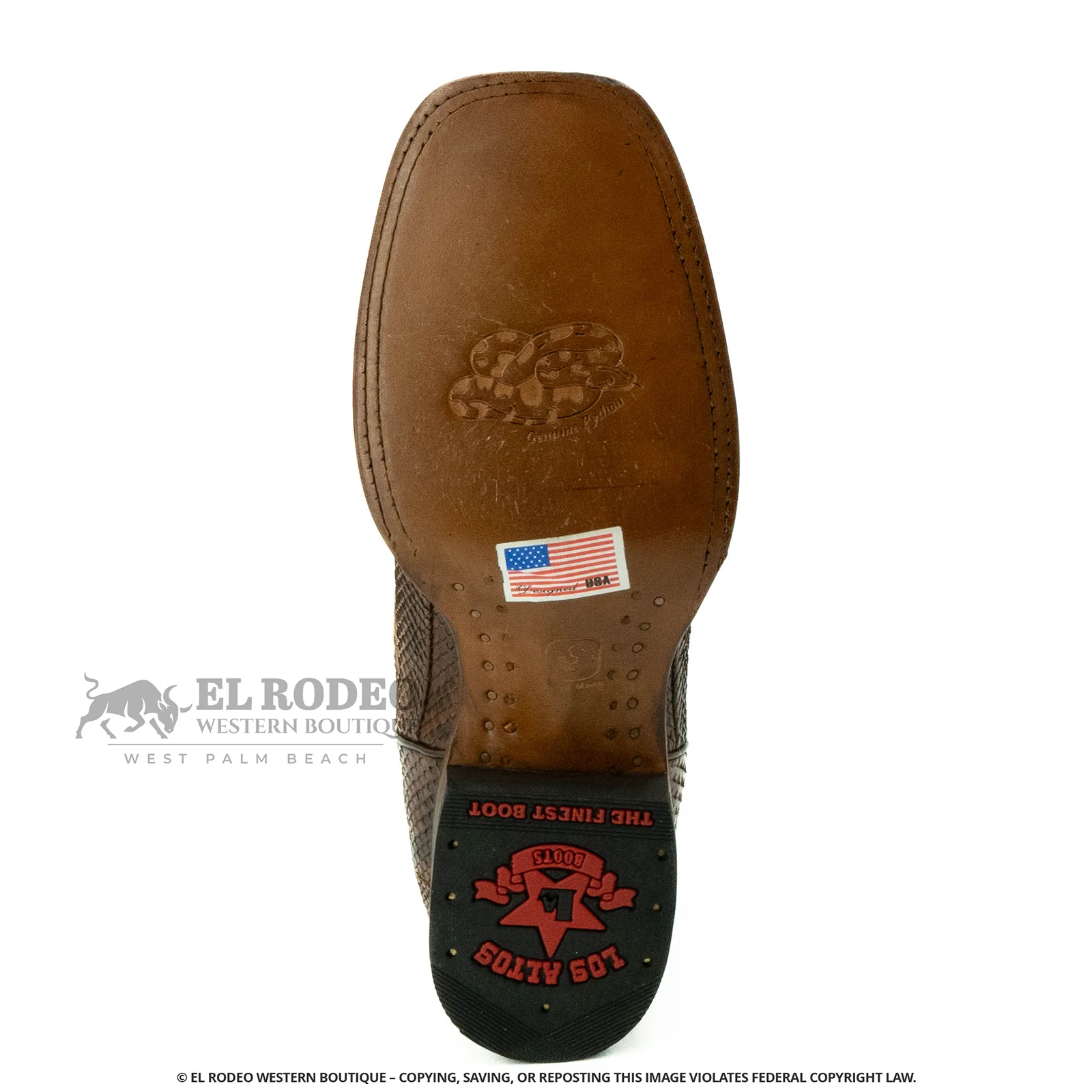 Men Los Altos Python Boots H8225766 - Image 7